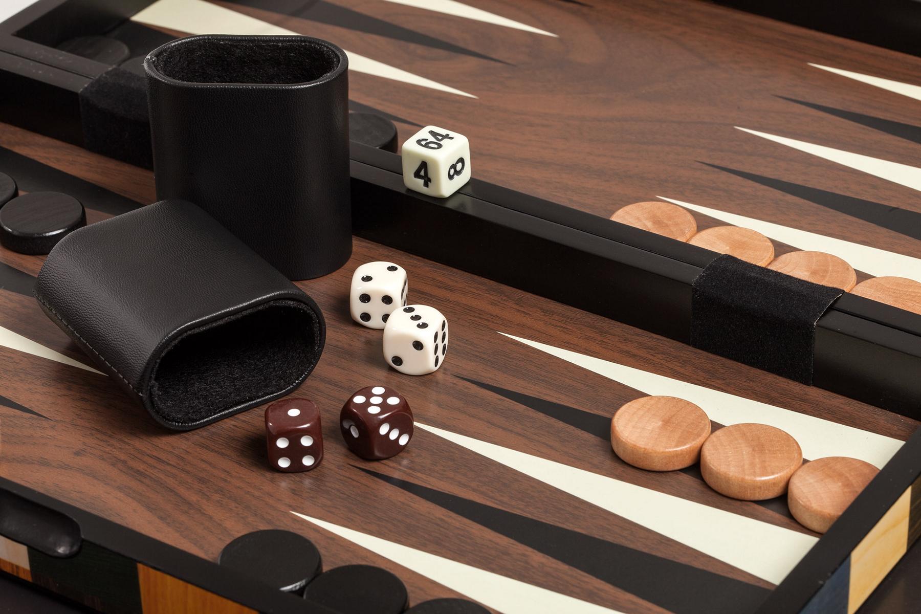 Backgammon Fourni, medium, Magnetverschluss