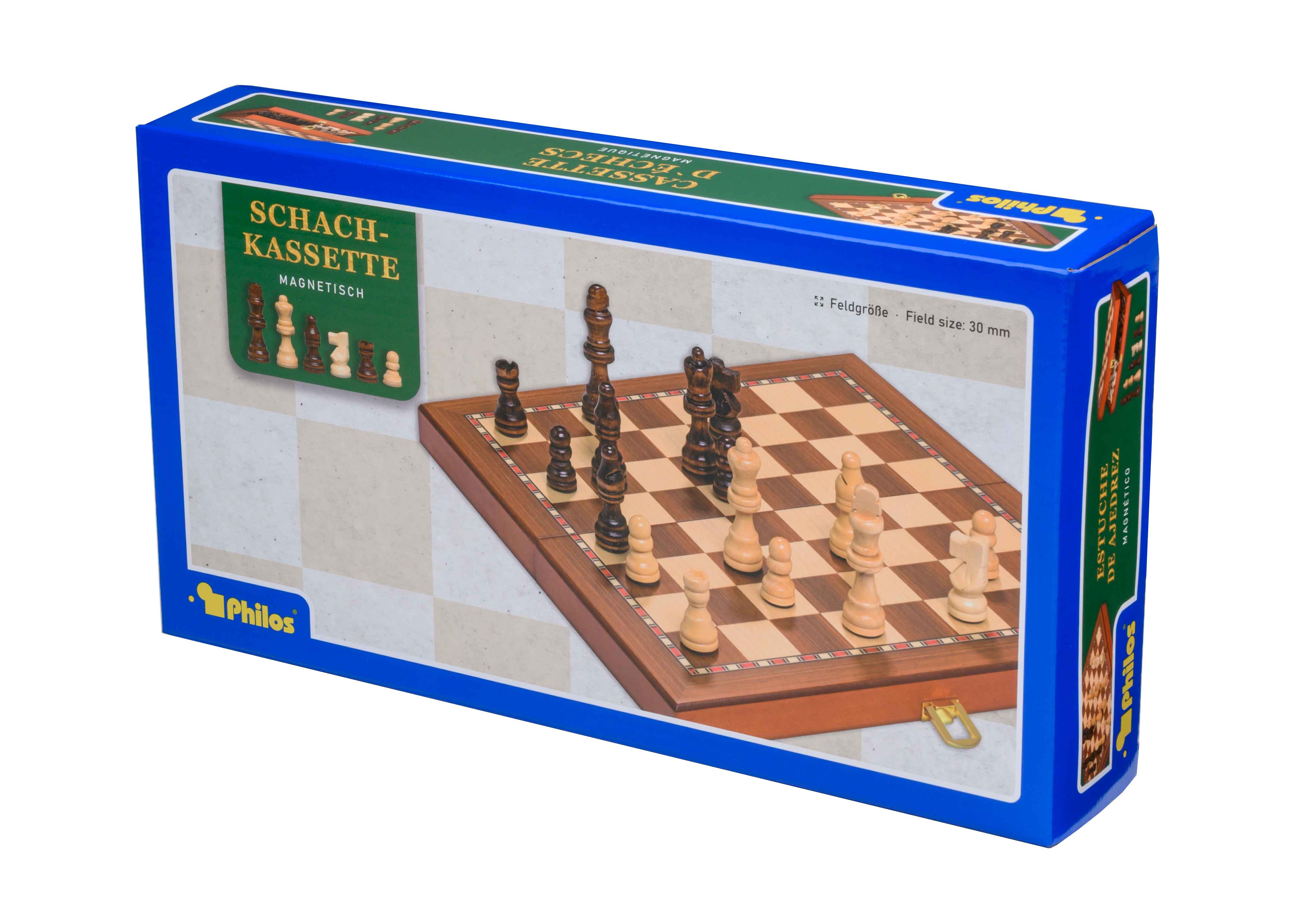 Chess cassette, travel, field 30 mm, magnetic Chess cassette, travel, field 30 mm, magnetic