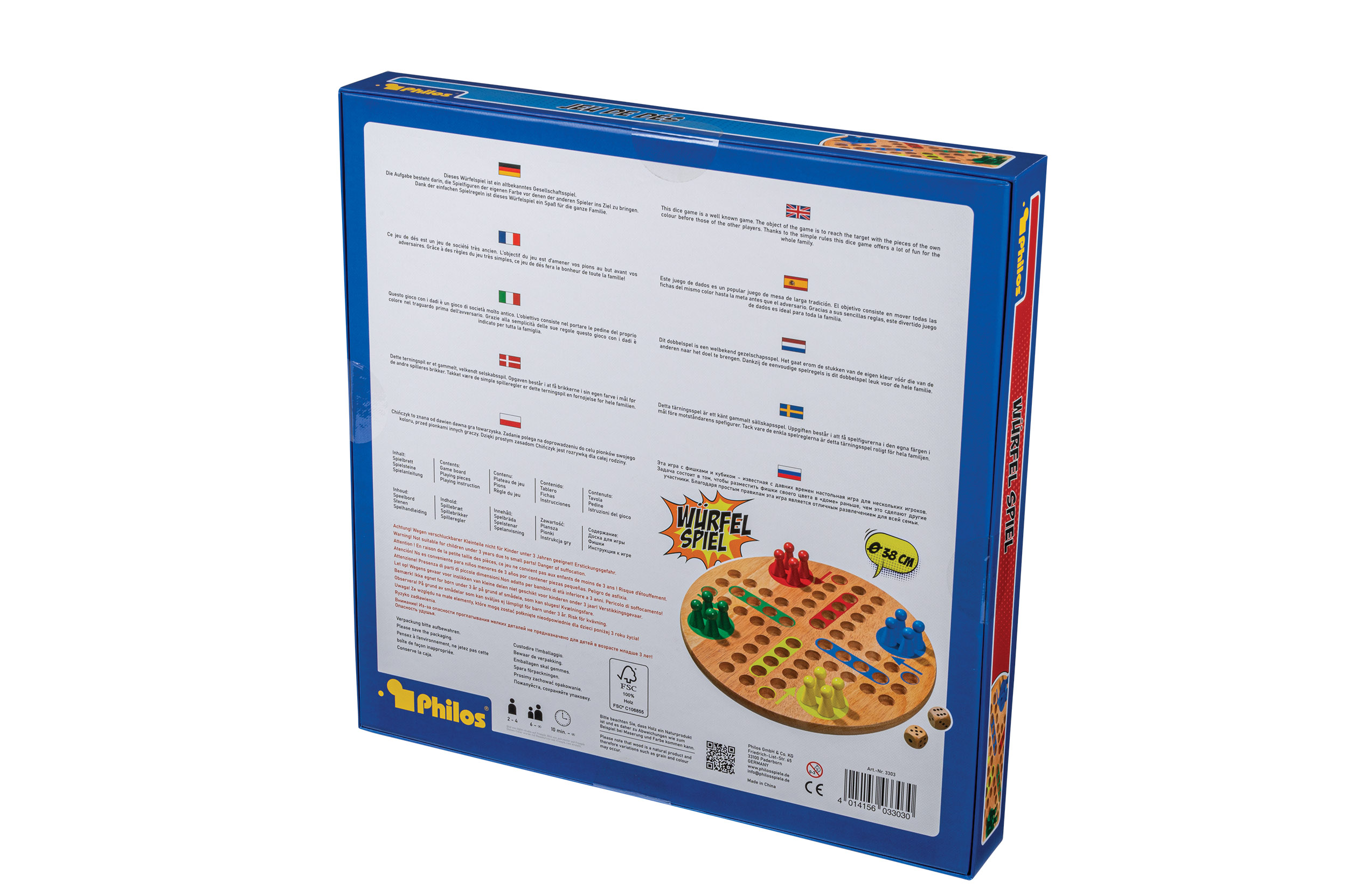 Dice Game, large, 380 mm