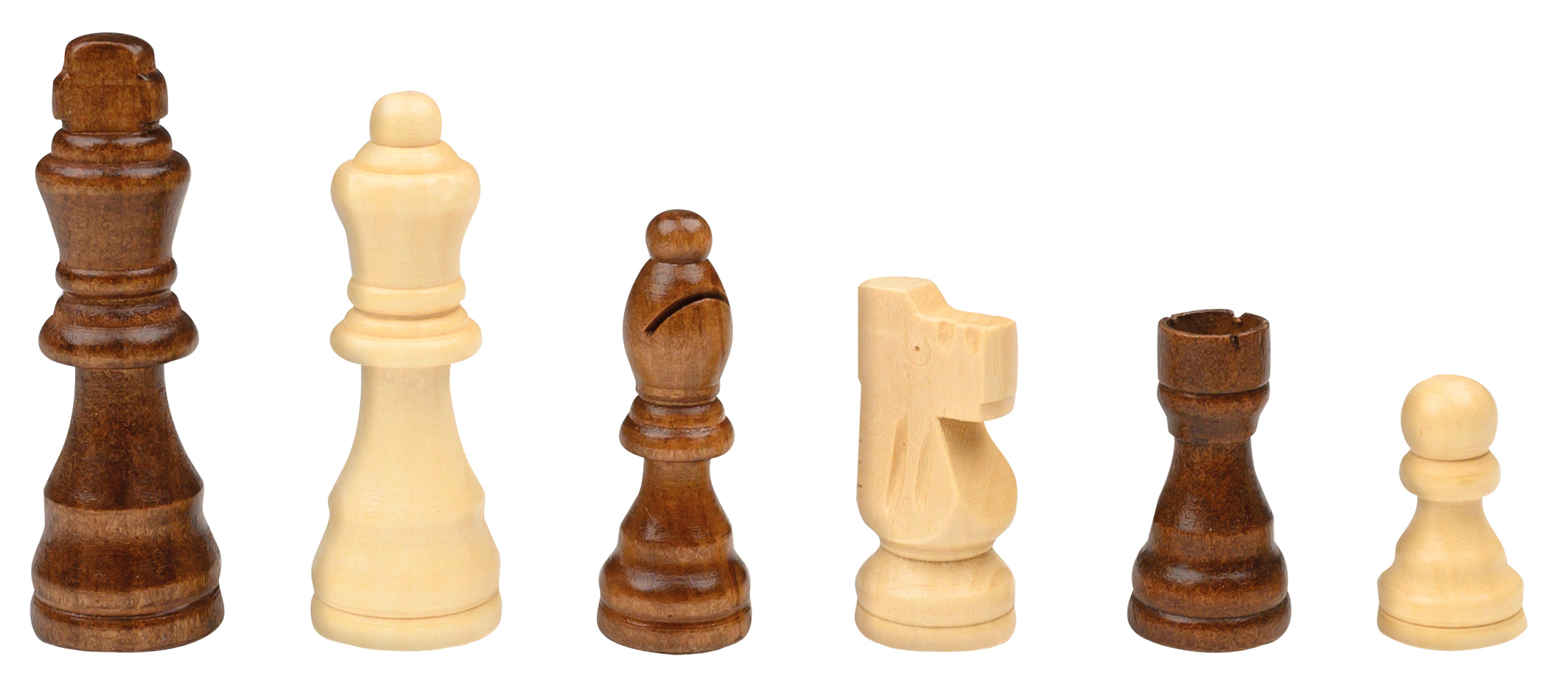 Schachfiguren Remus, Königshöhe 89 mm, in Holzbox