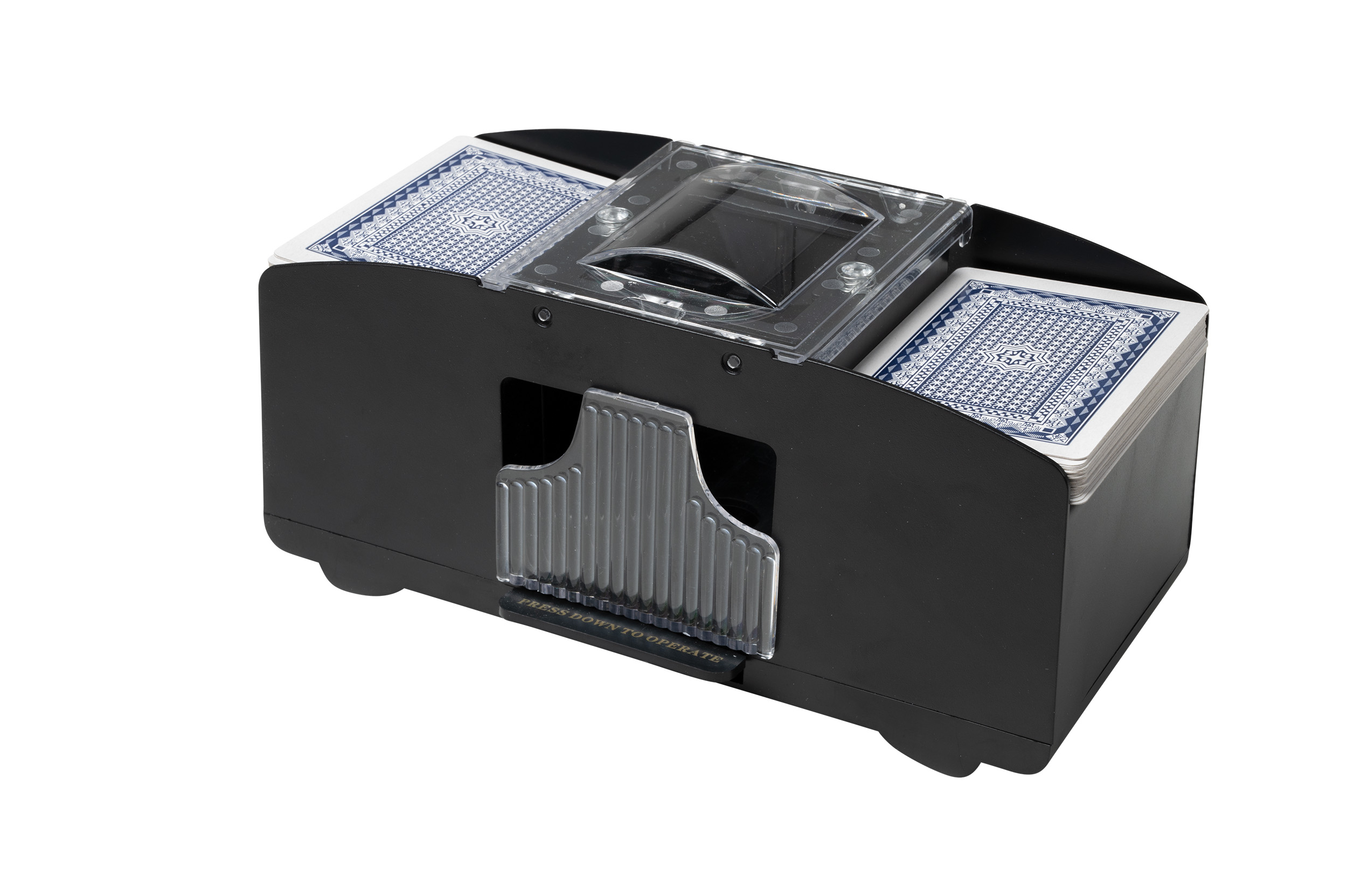 Automatic card shuffler, without playing cards