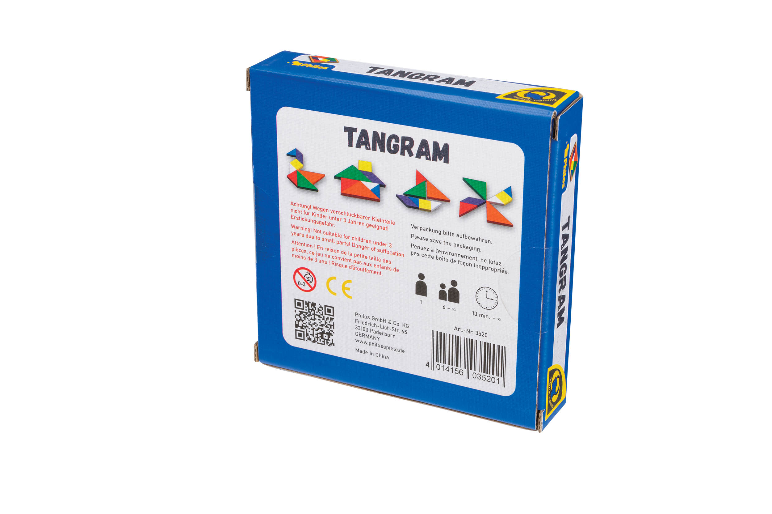 Tangram, colourful
