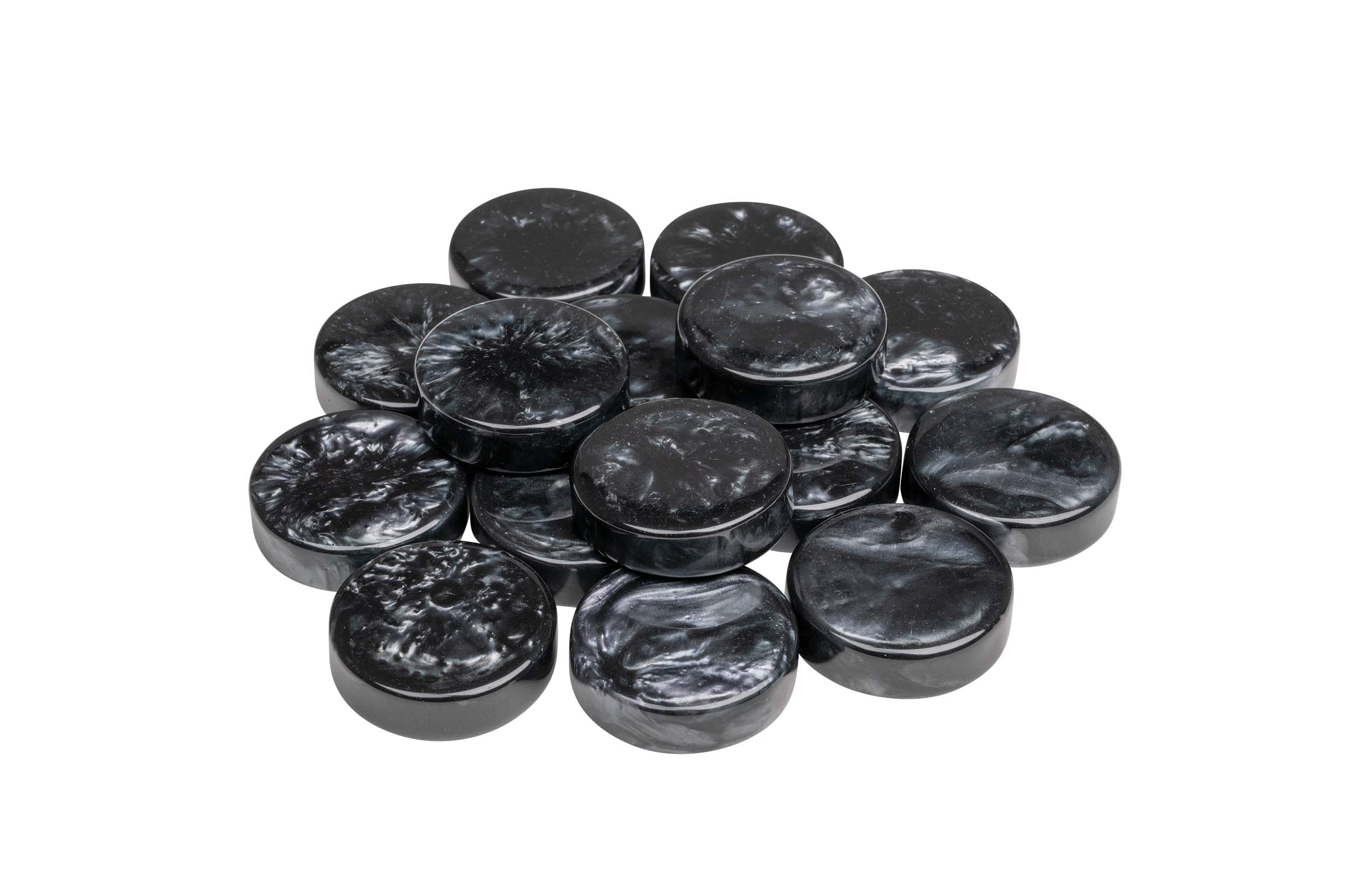 Backgammon cream, large, artificial leather