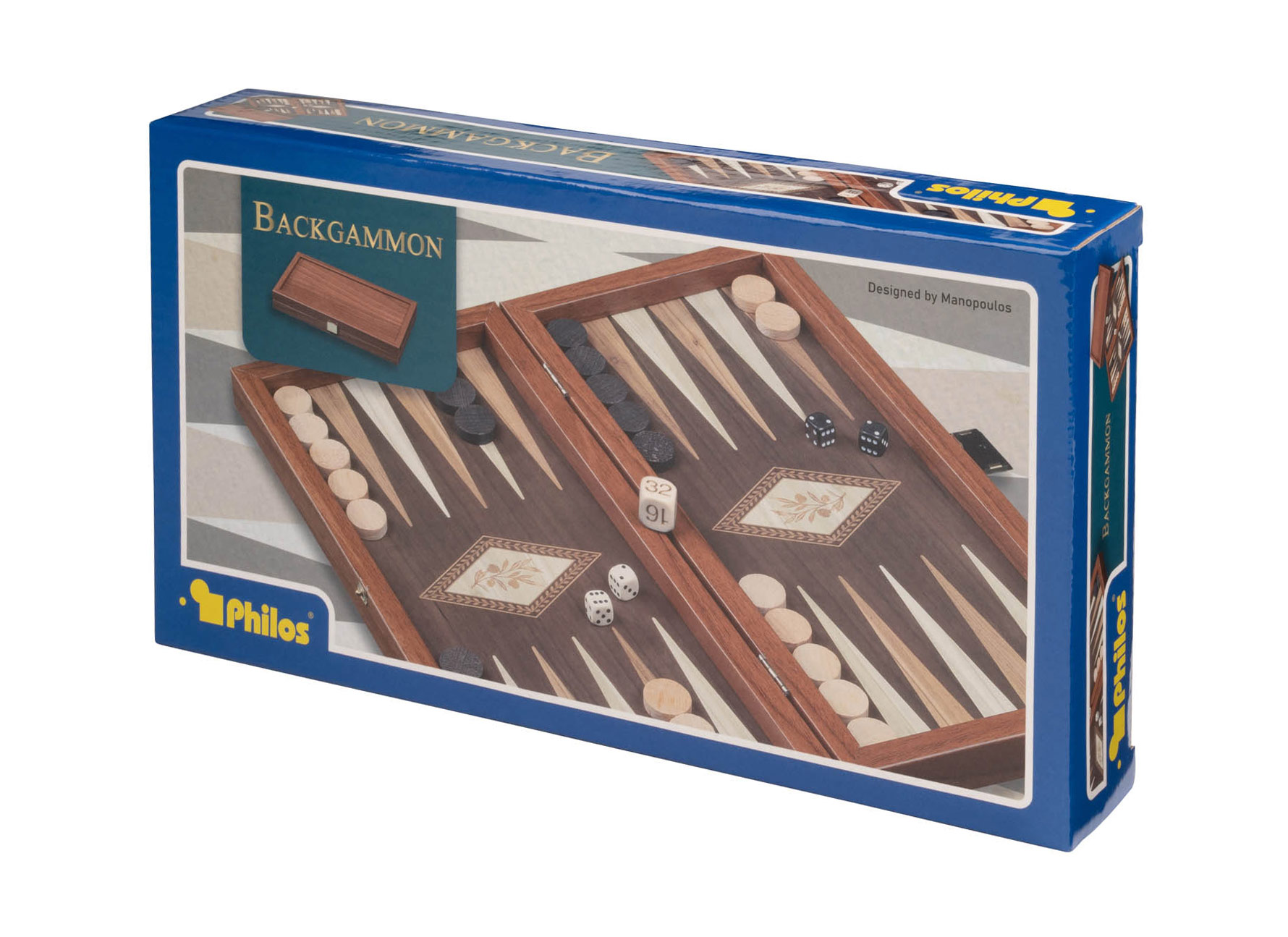 Backgammon Kythira, klein