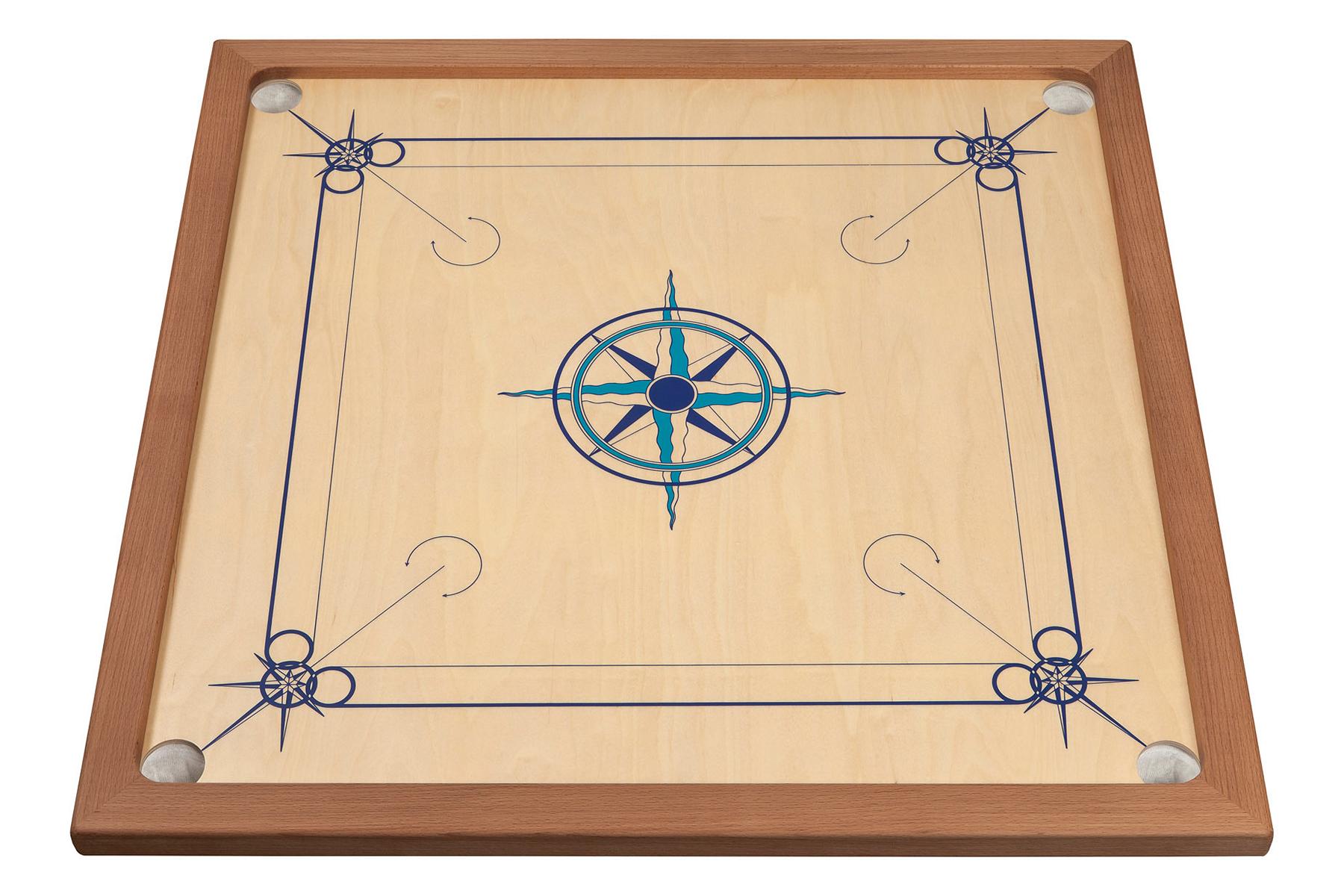 Carrom Standard, dunkelblau hellblau