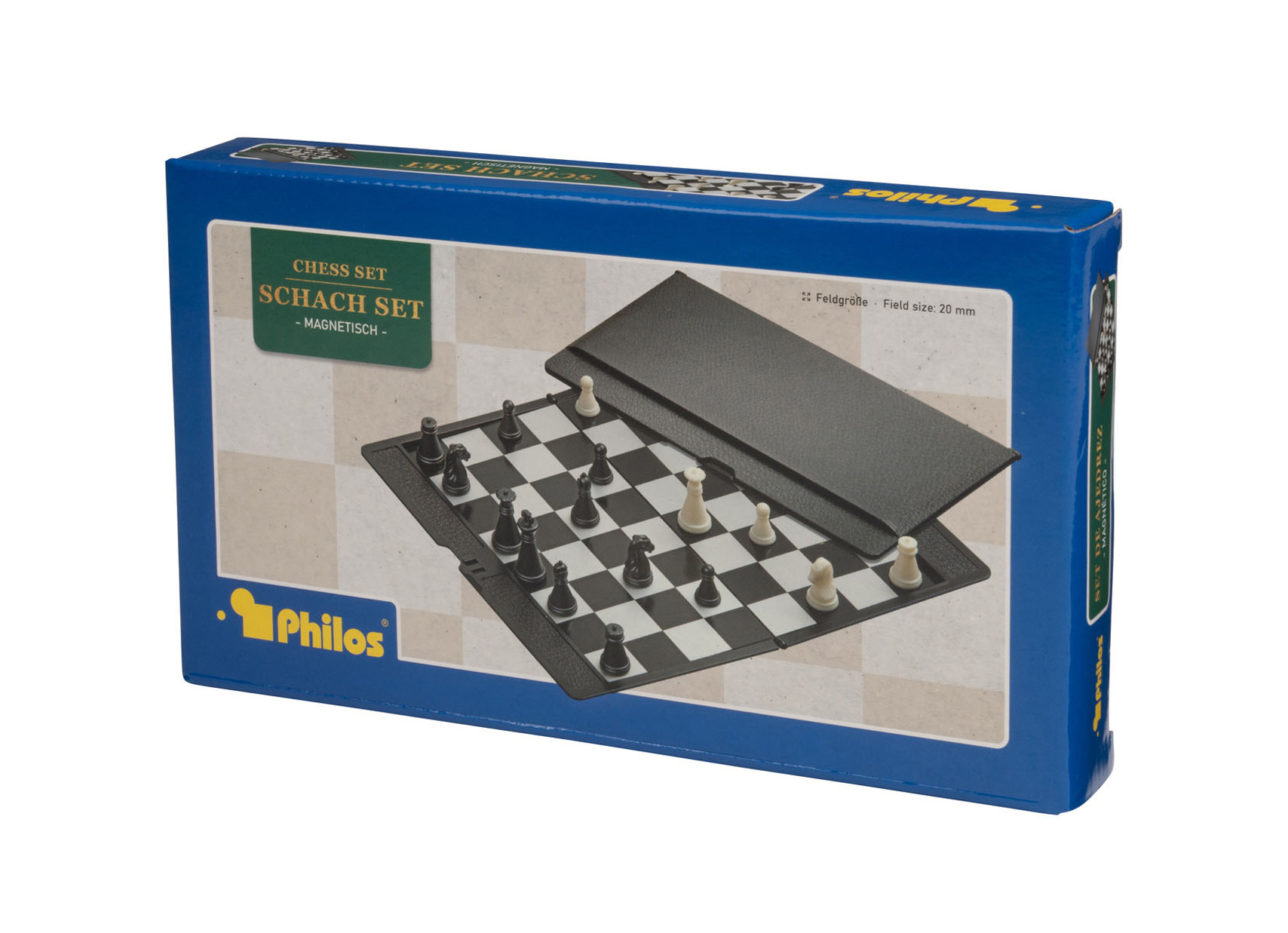 Schach, Kunststoff, Reisespiel, mit Schachfiguren, magnetisch