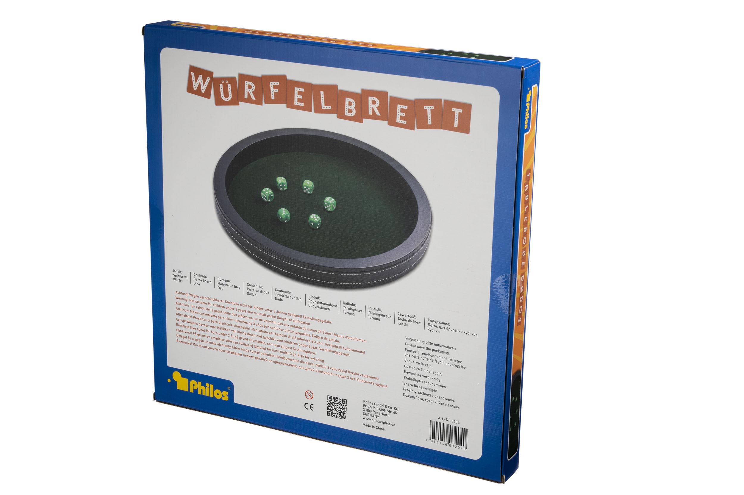 Dice Tray, extra large,imitation leather, 400 mm