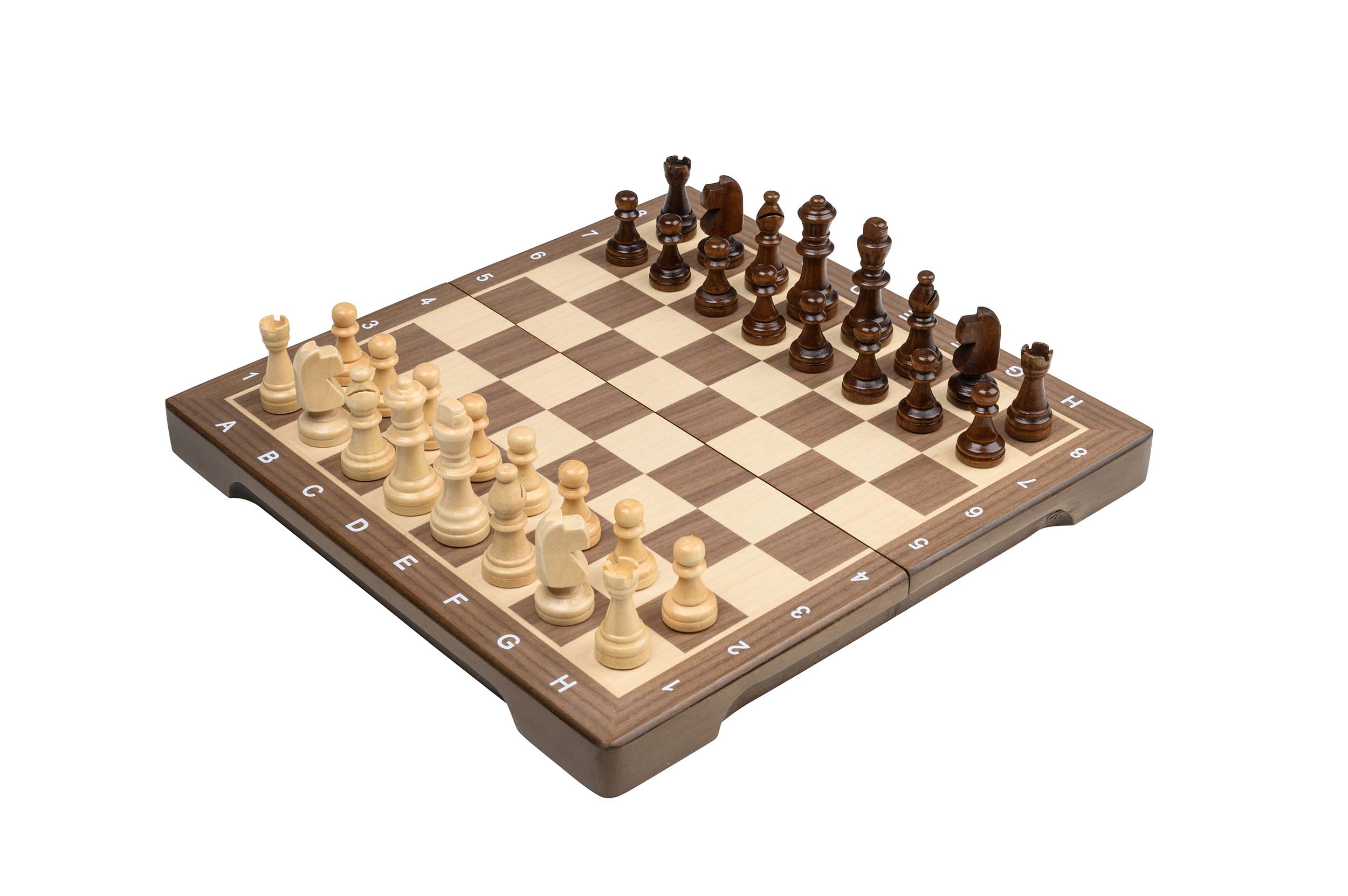 Chess cassette, field 25 mm, with numbers and letters