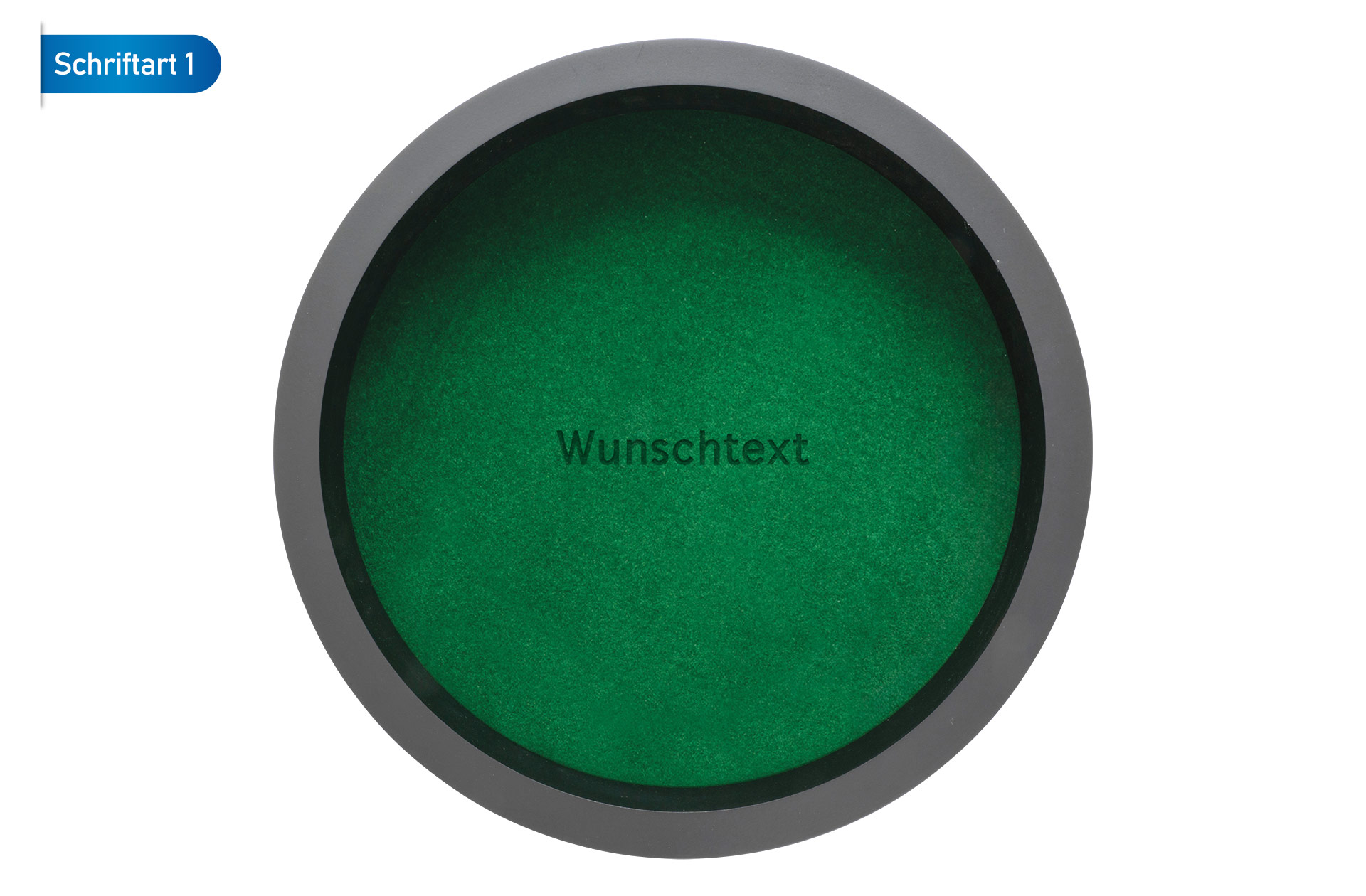 Dice Tray, large, imitation leather, 350 mm