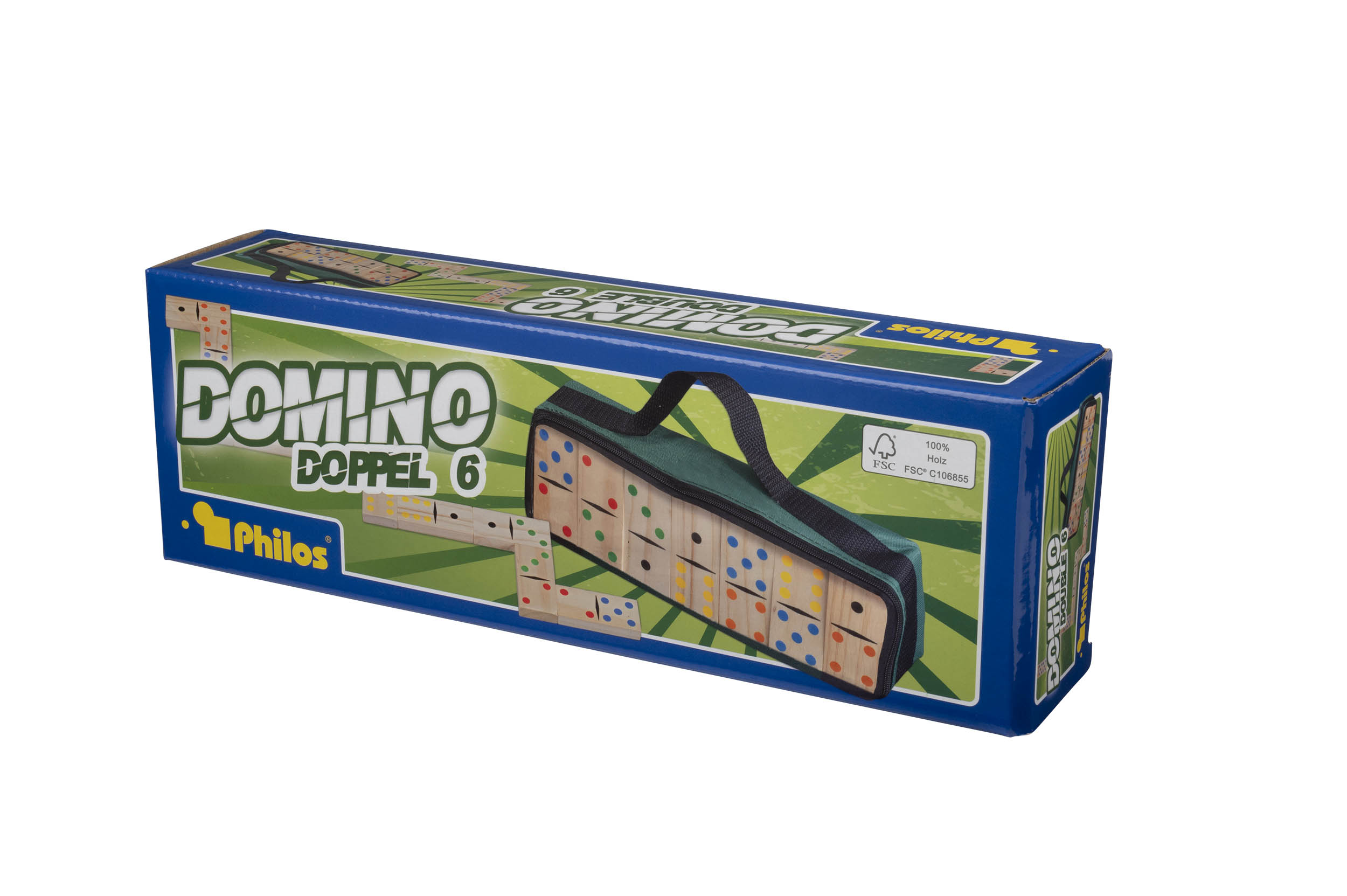 Domino, double 6, large, FSC 100%