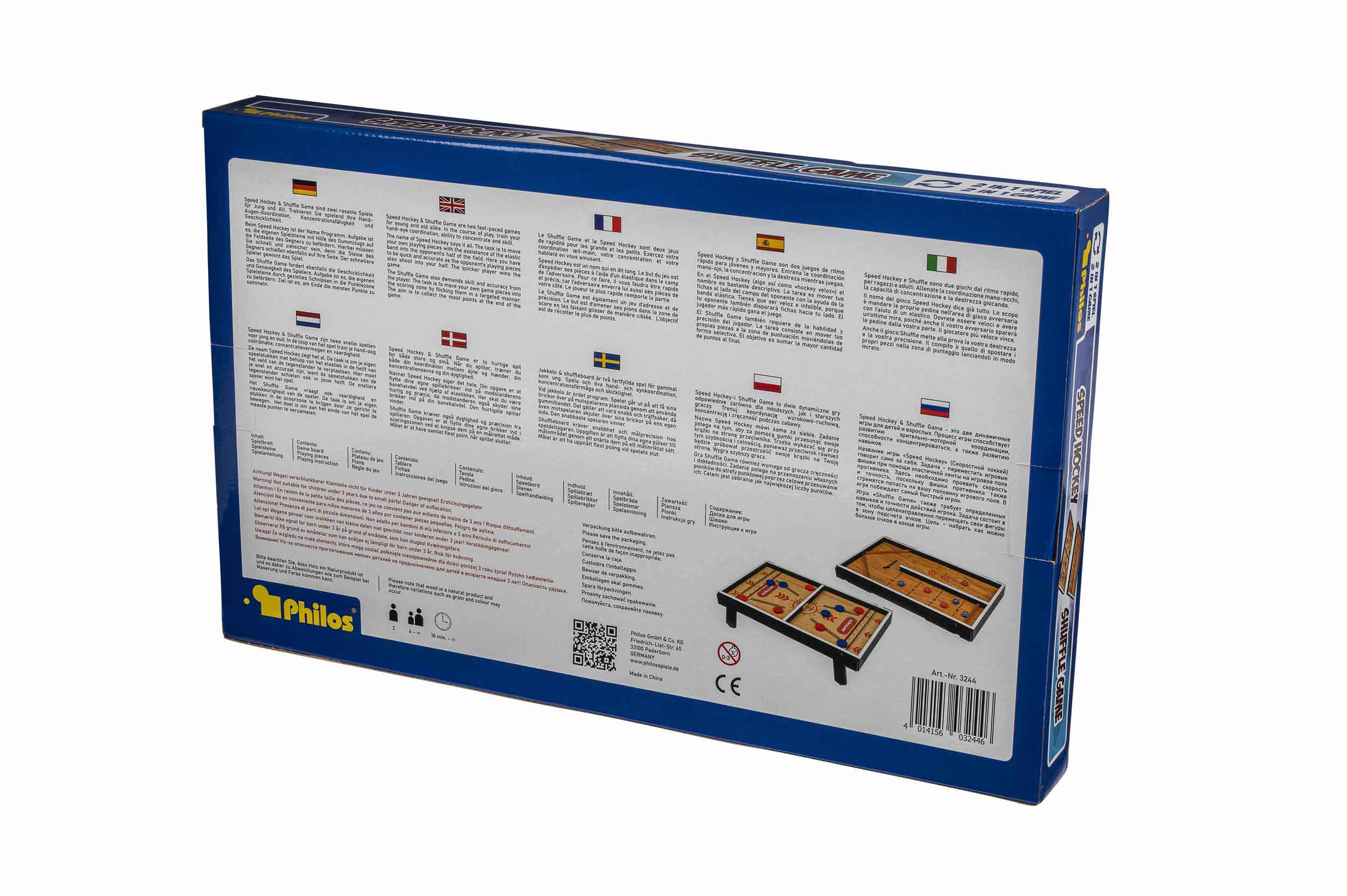 Shuffle Game & Speed Hockey, table game, with stands