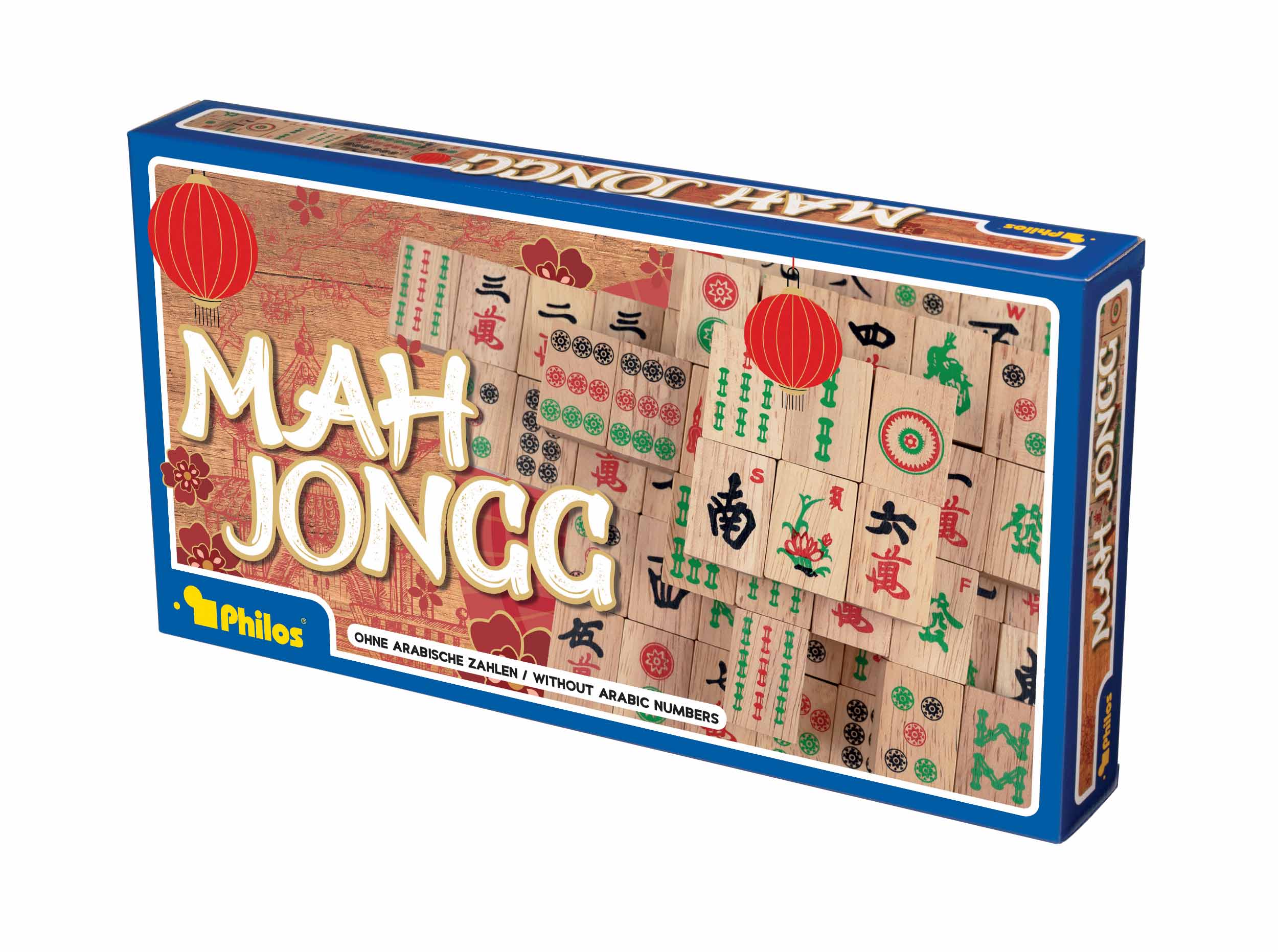 Mah Jongg, made of wood, without arabic numbers