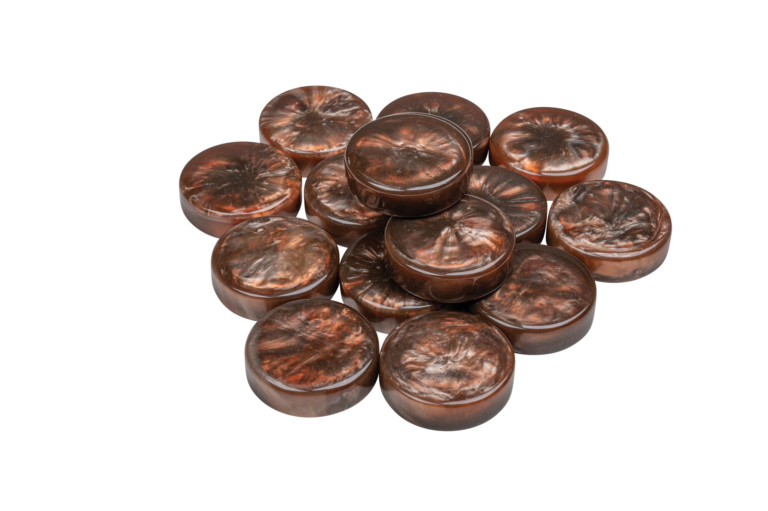 Backgammon brown, large, artificial leather