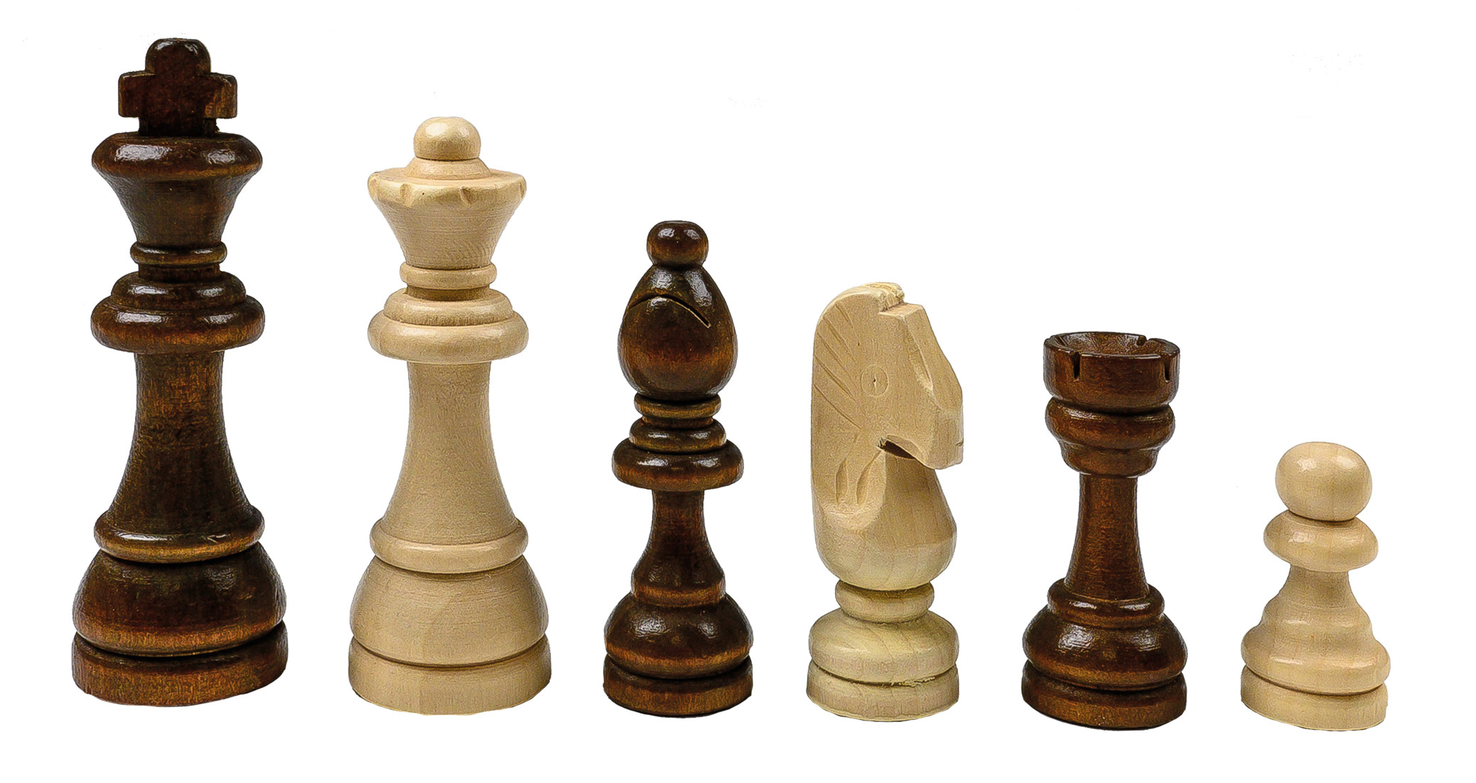 Chess pieces Otto I, king height 100 mm, in wooden box