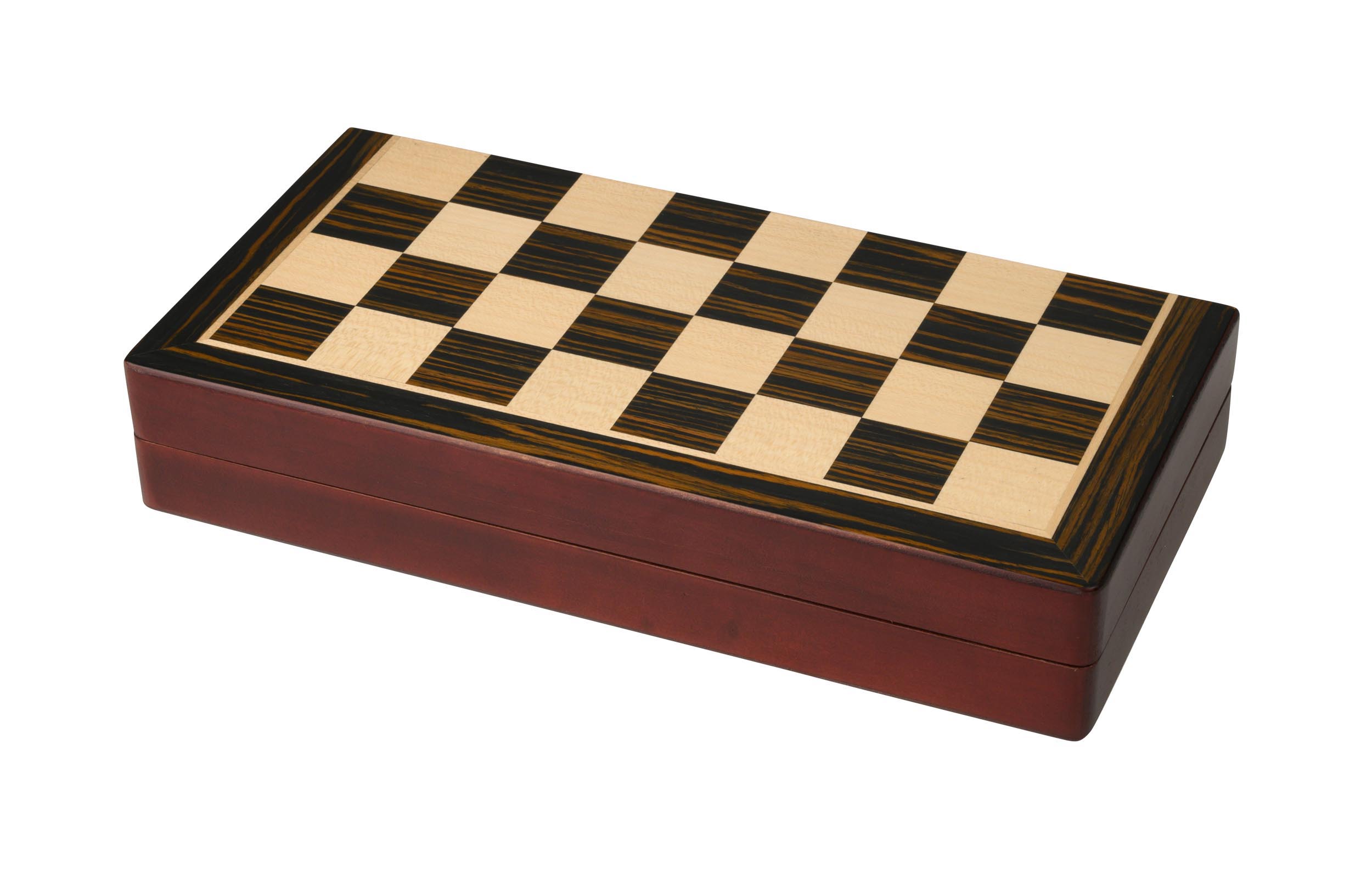 Schach Backgammon Dame Set, Feld 30 mm, Magnetverschluss