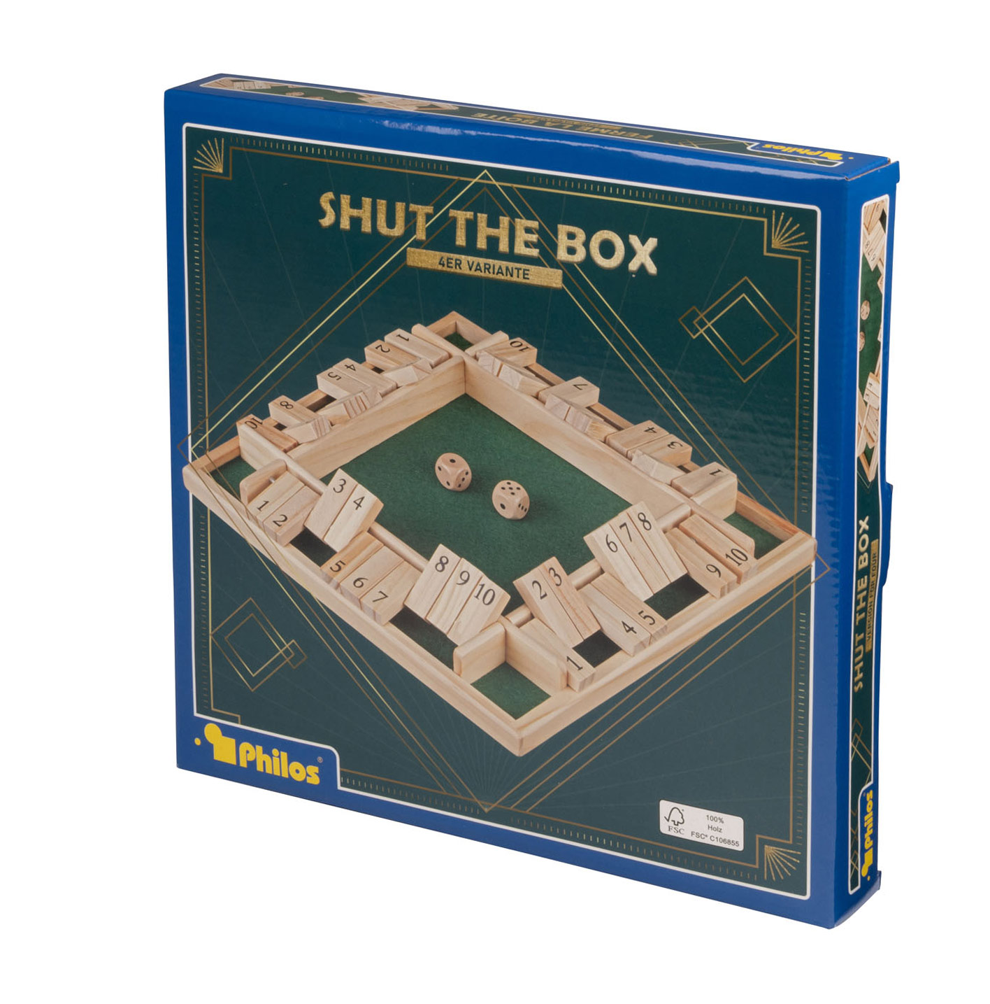 Shut The Box, 10er, 4er Variante, FSC 100%