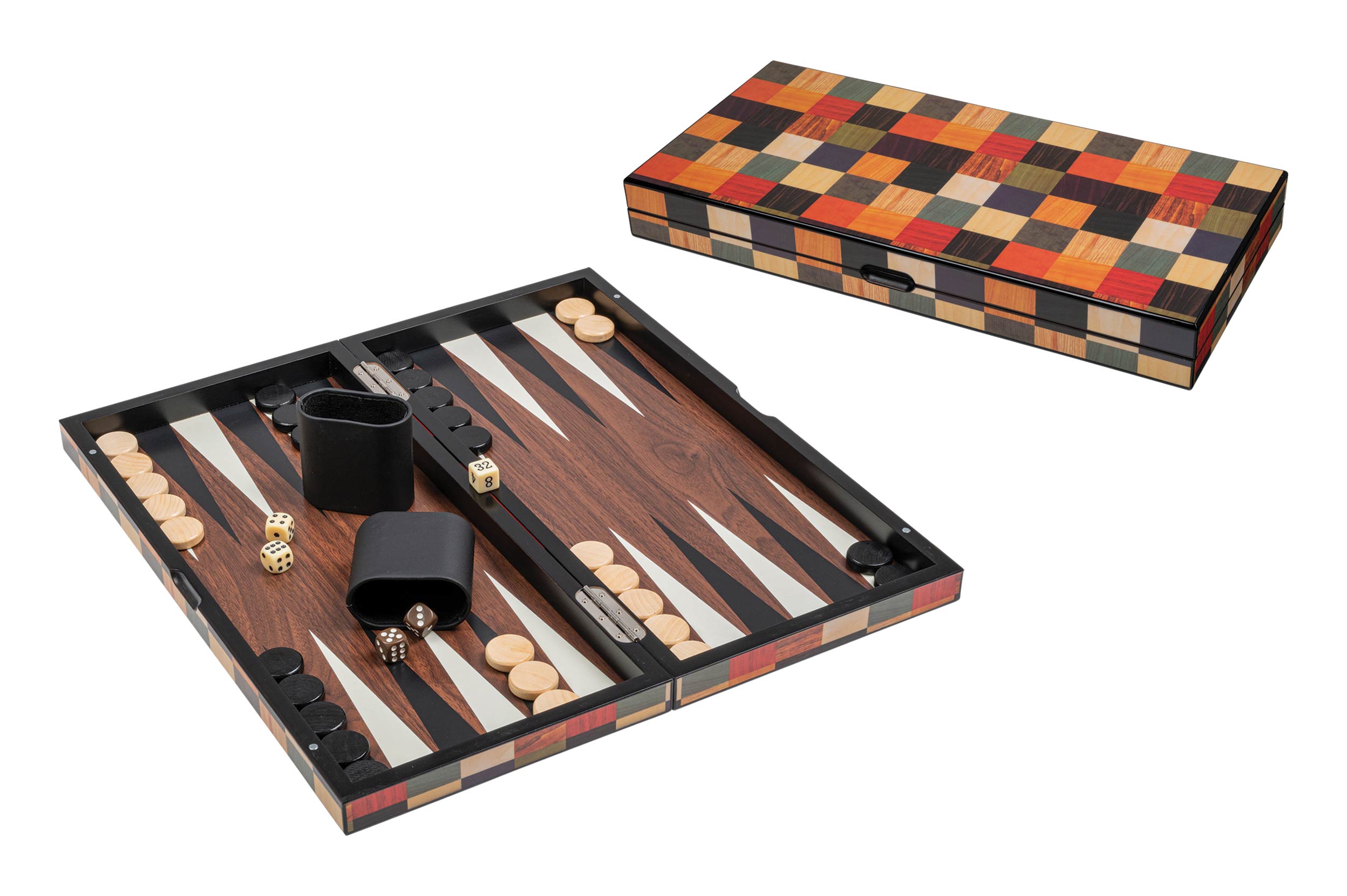 Backgammon Fourni, large, magnetic lock
