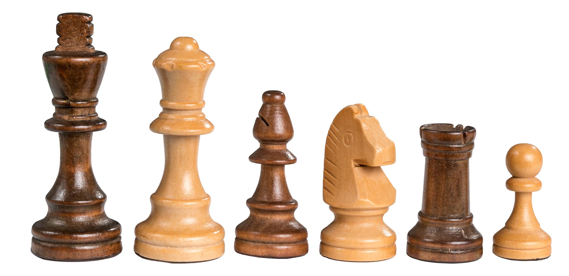 Chess cassette DE Luxe, field 40 mm, with numbers and letters