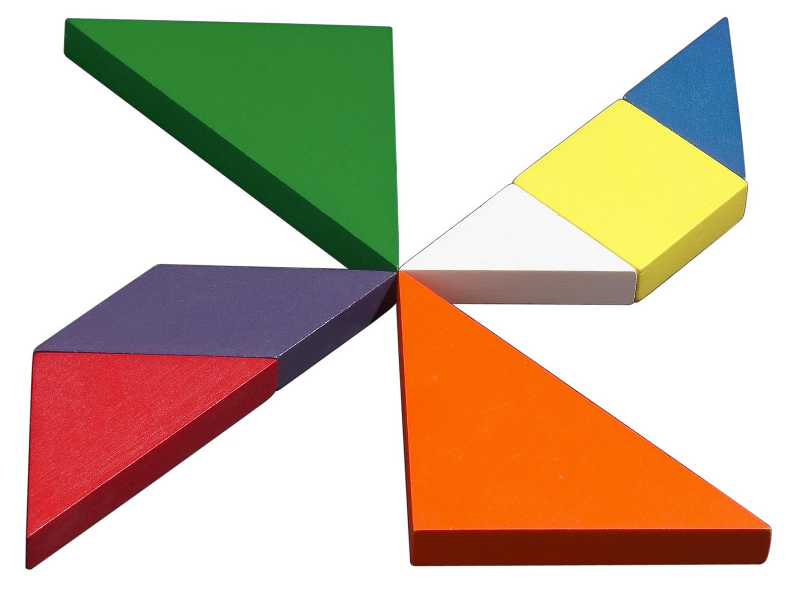 Tangram, bunt