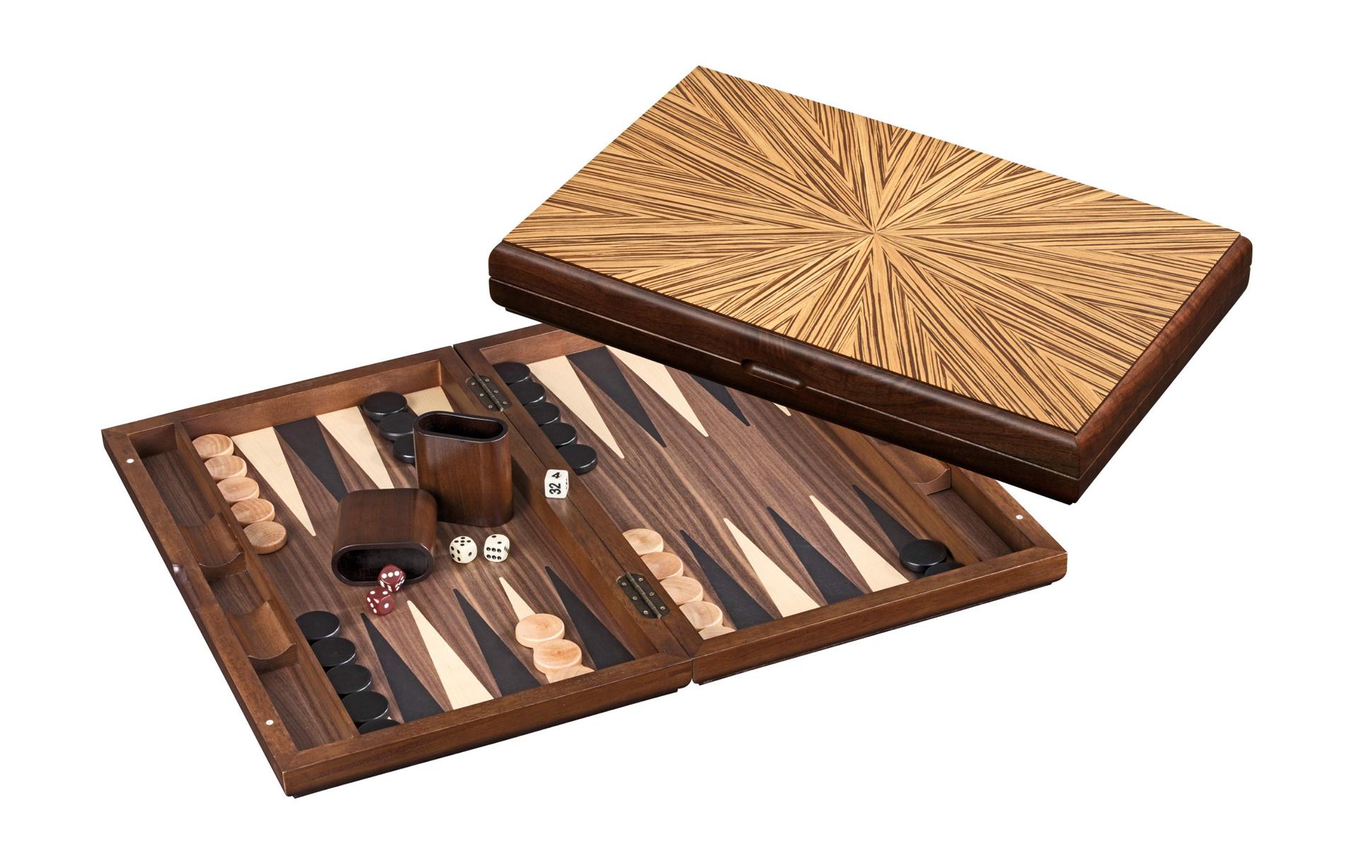 Backgammon Mykonos, groß, Magnetverschluss