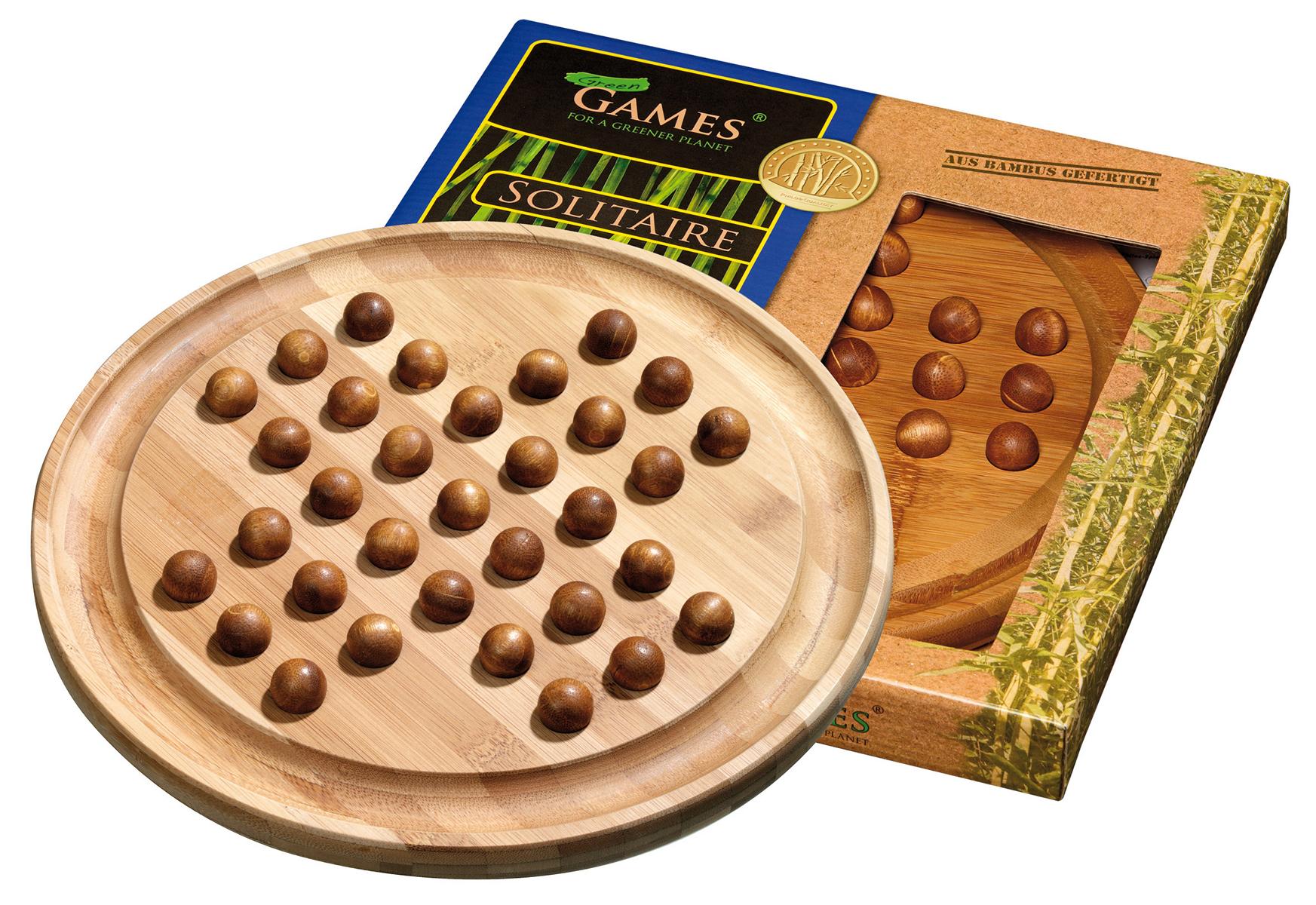 Solitaire, groß, Bambus Solitaire, groß, Bambus