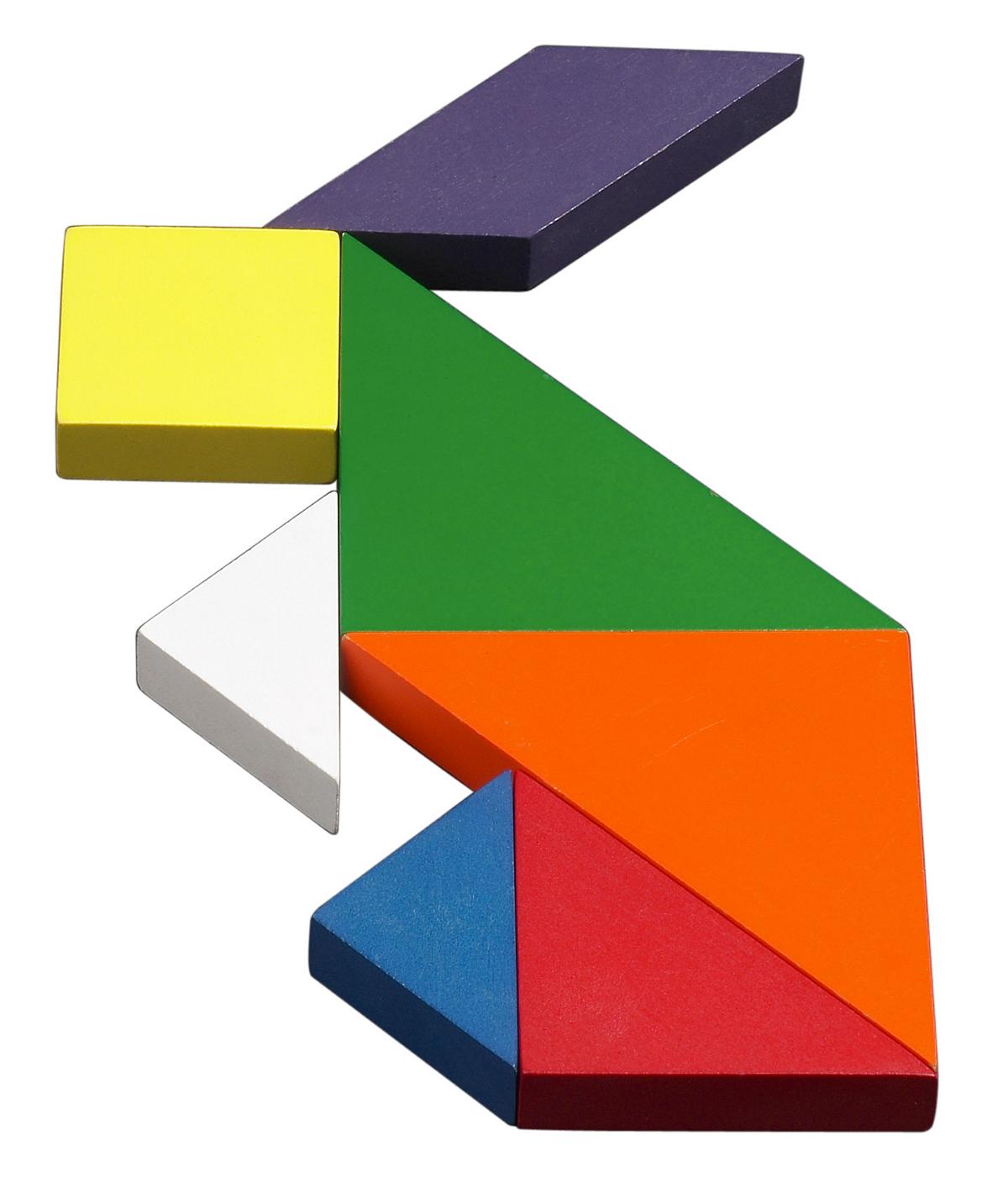 Tangram, bunt