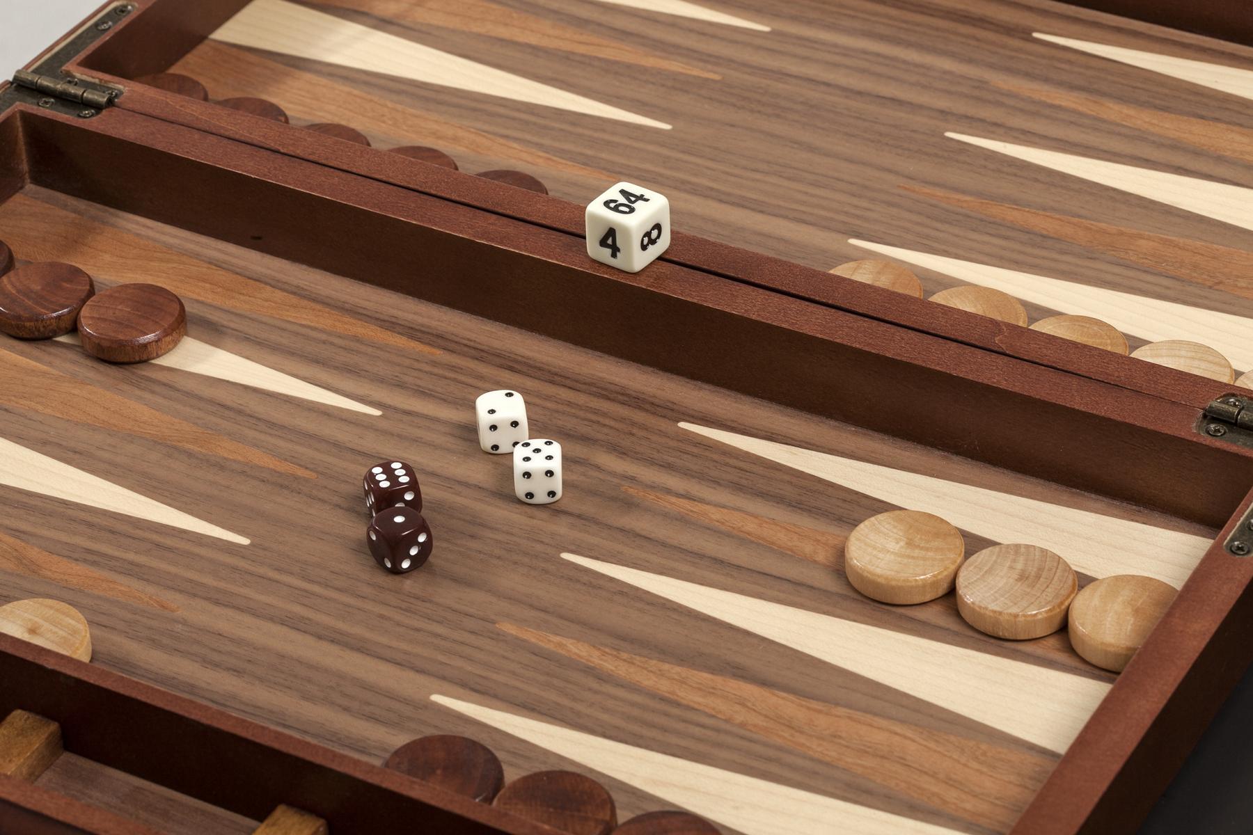 Backgammon Kastos, medium, Magnetverschluss