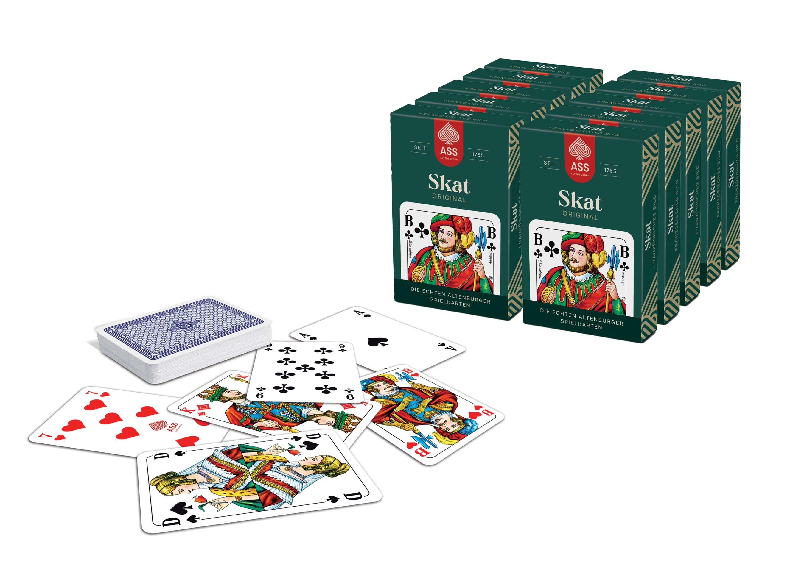 ASS, Skat, french image, pack of 10, FSC MIX