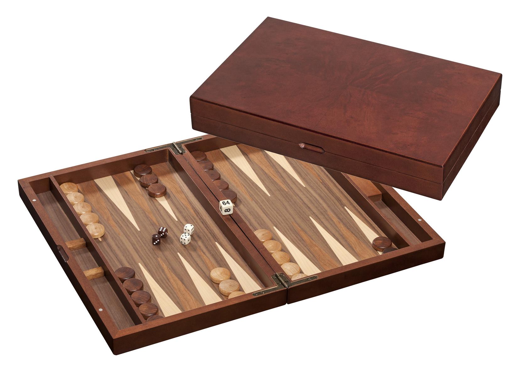 Backgammon Kastos, medium, Magnetverschluss