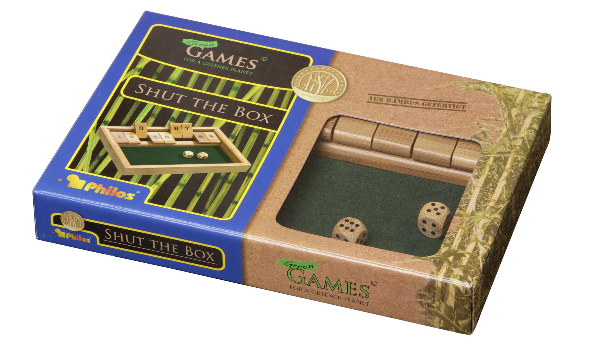 Shut The Box, 9er, Bambus