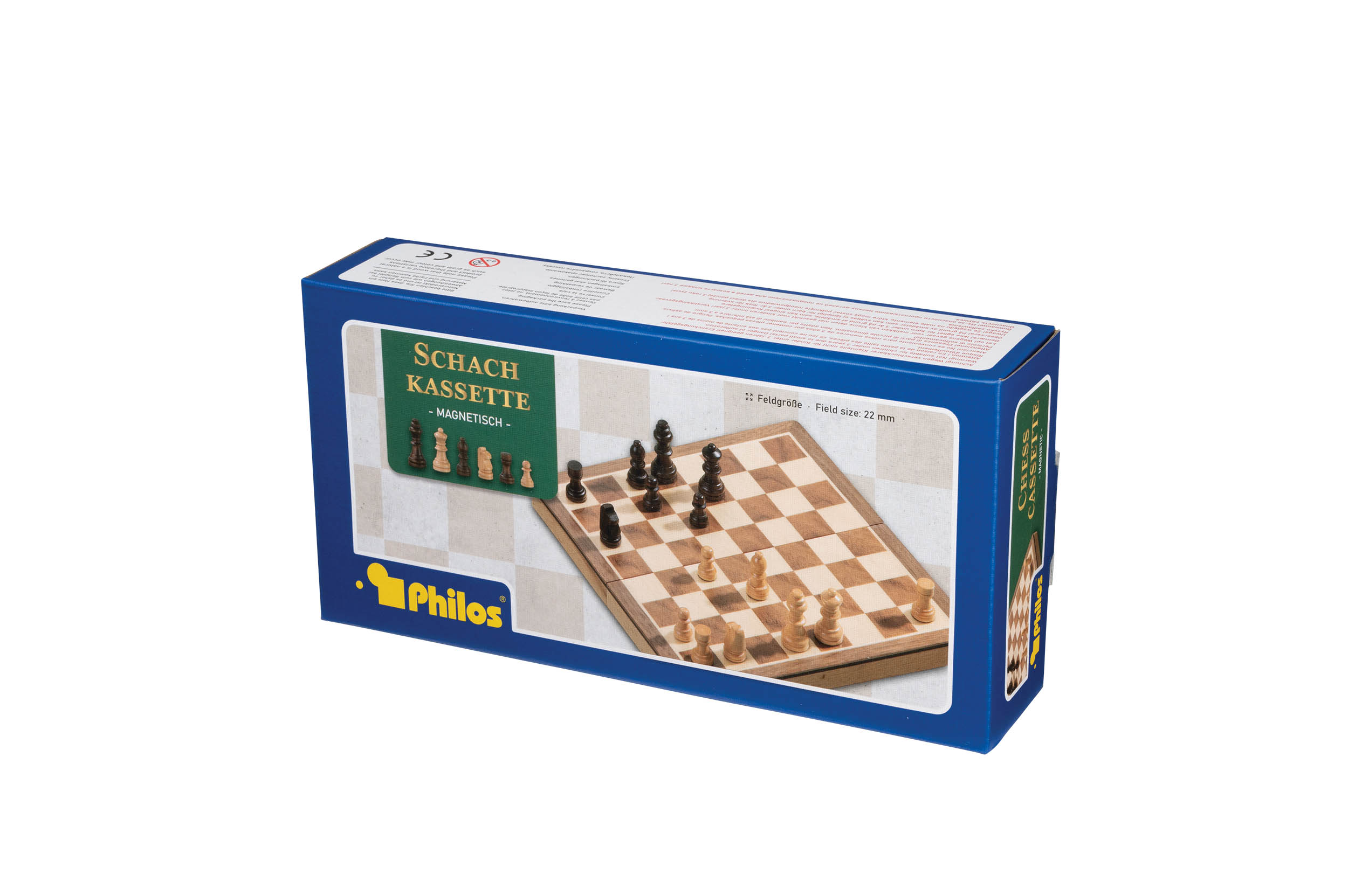 Chess cassette, field 22 mm, magnetic Chess cassette, field 22 mm, magnetic
