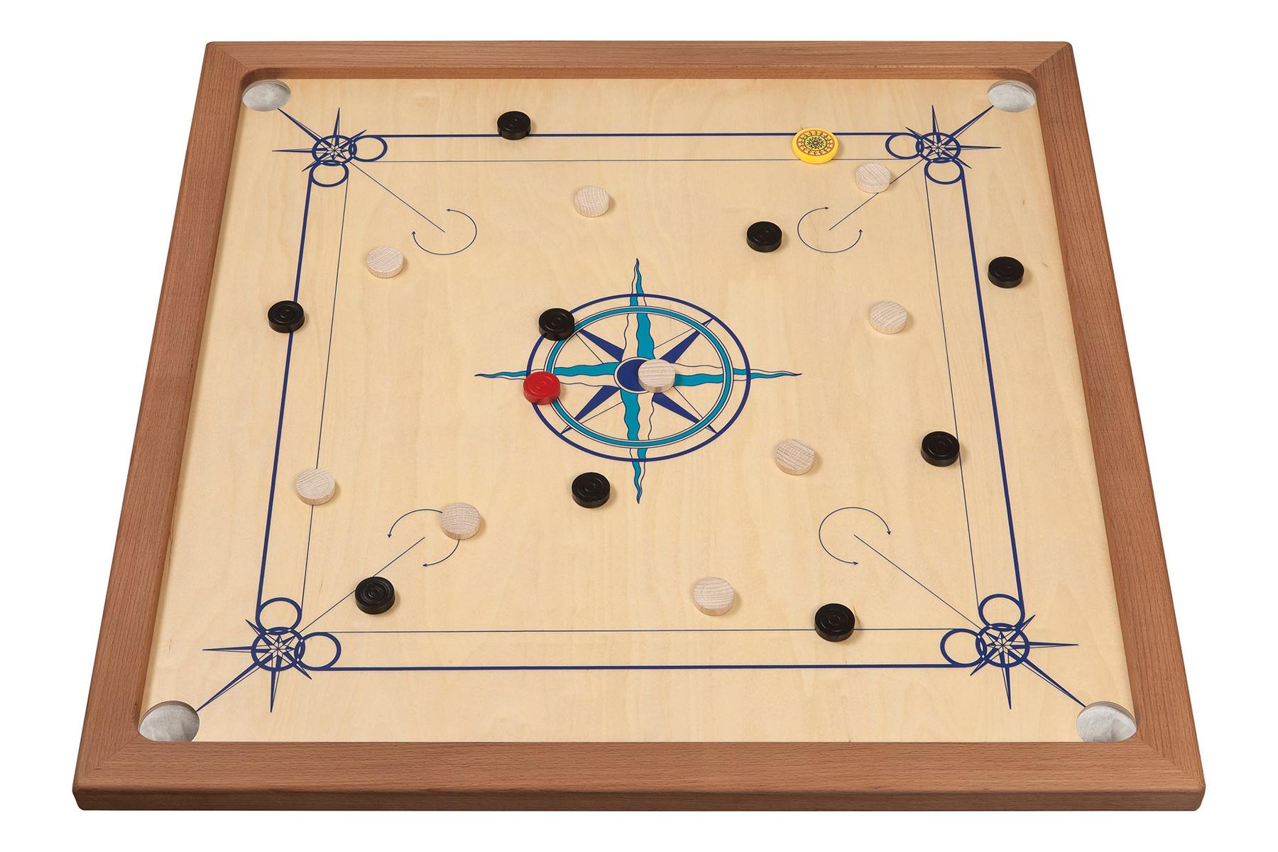 Carrom Standard, dunkelblau hellblau