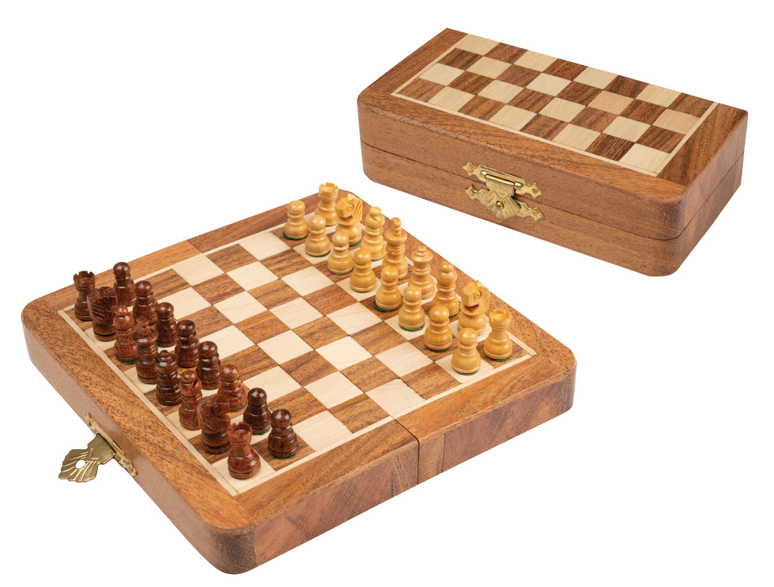 StonKraft Reise-Schachset – Faltbares Holzbrett 30x30 Cm, Magnetische Figuren, Handgeschnitzt, Inkl. Schachbuch StonKraft Reise-Schachset – Faltbares Holzbrett 30x30 Cm, Magnetische Figuren, Handgeschnitzt, Inkl. Schachbuch
