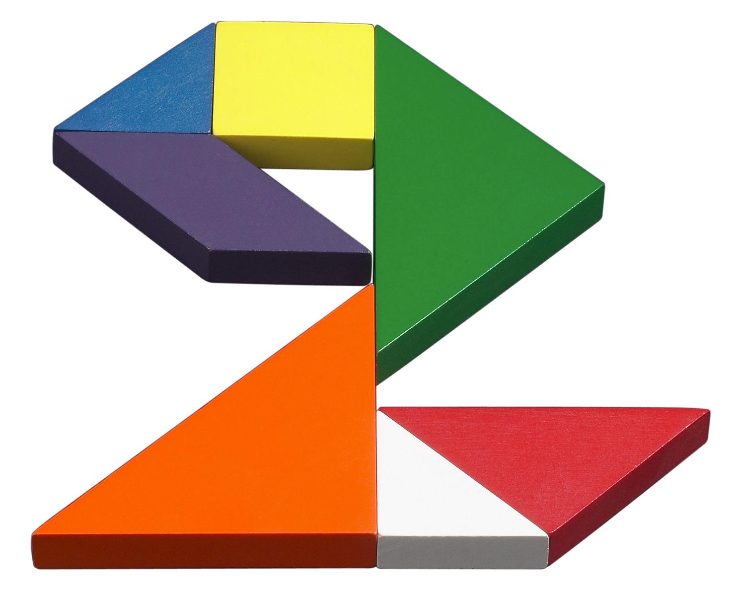 Tangram, bunt