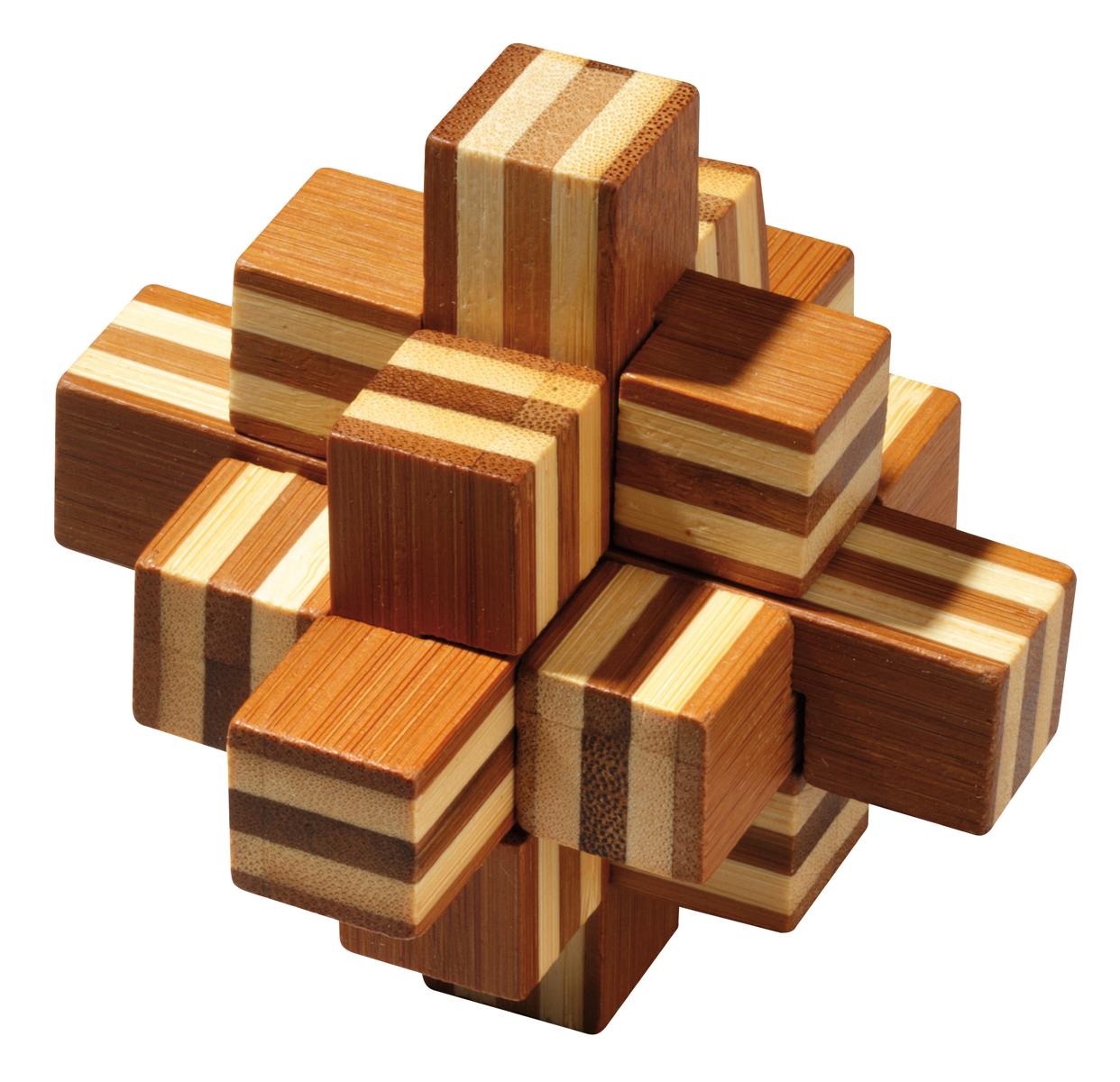 Stern Puzzle, Bambus Stern Puzzle, Bambus