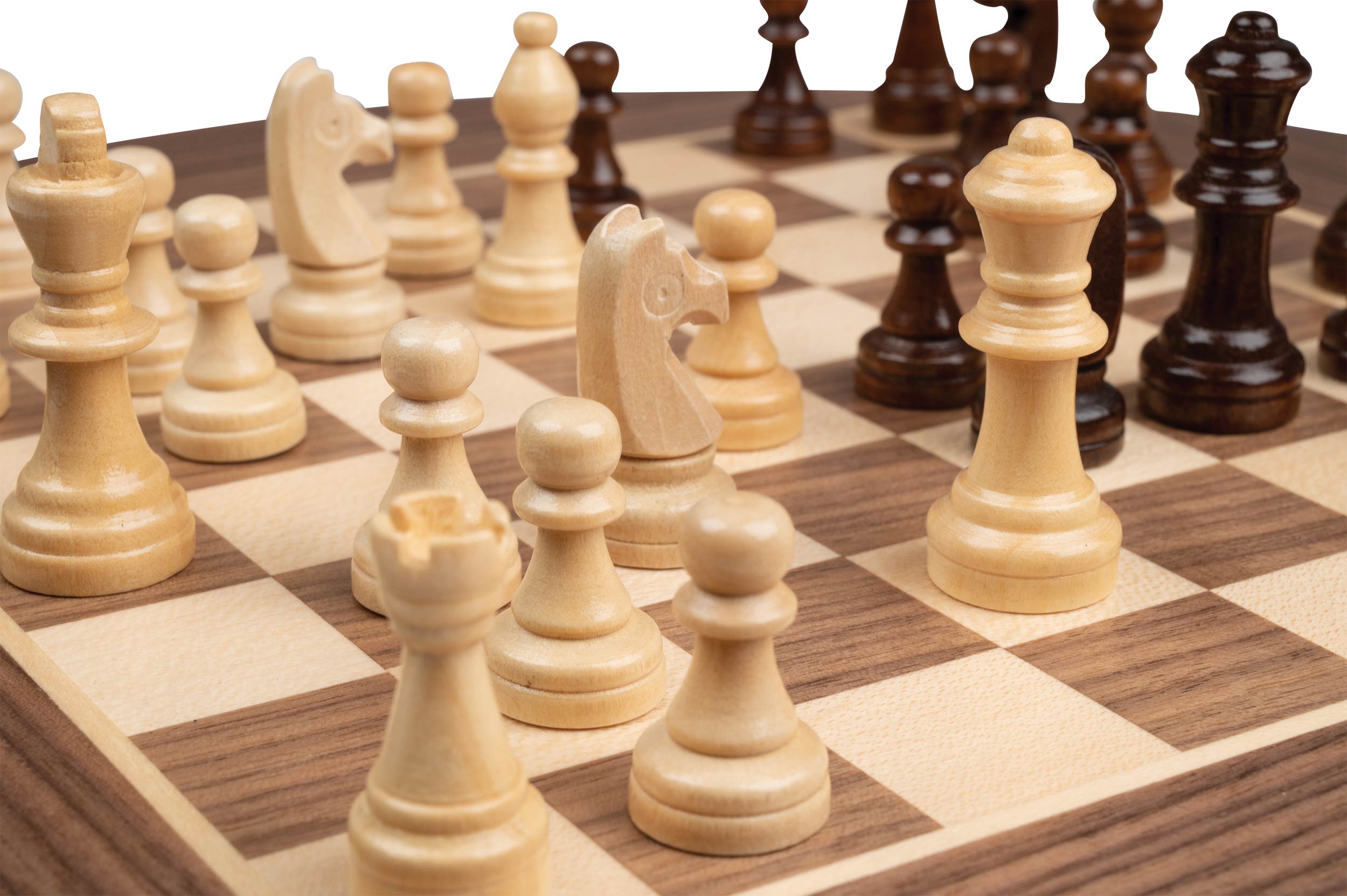 Chess cassette, rounded, field 25 mm, magnetic