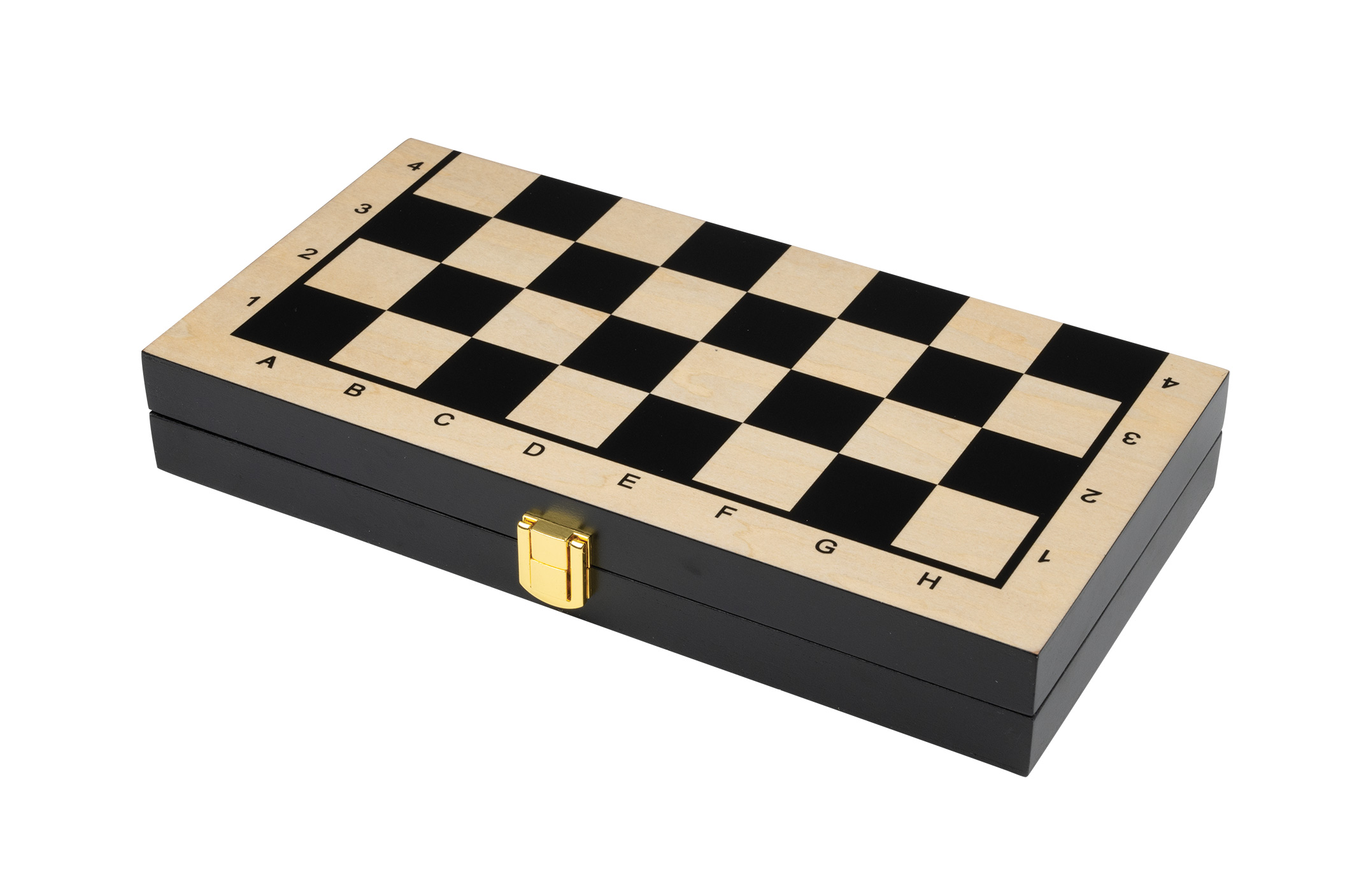 Chess Backgammon Checkers Set, travel, field 30 mm