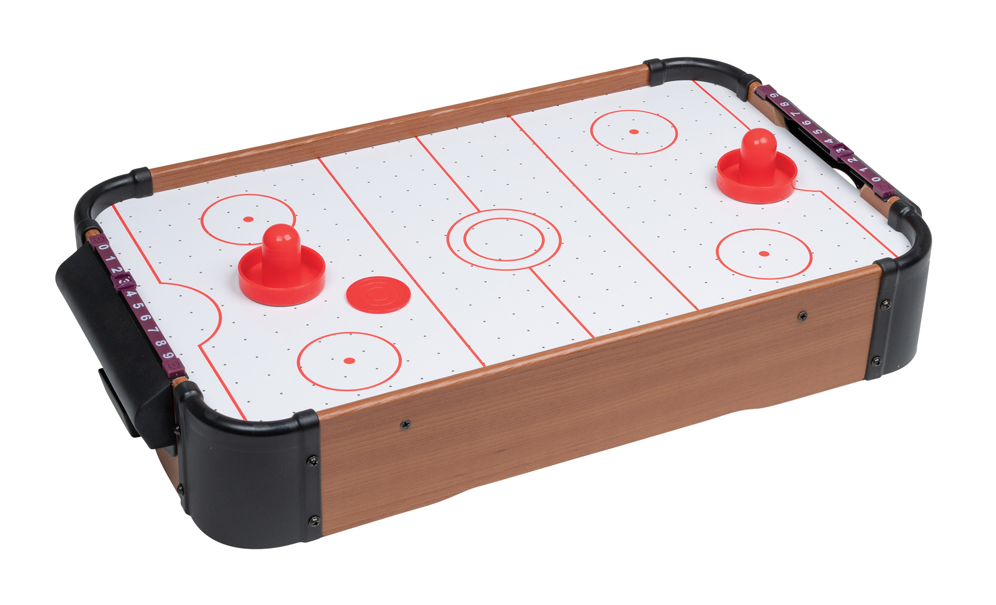Air hockey, table game, with blower