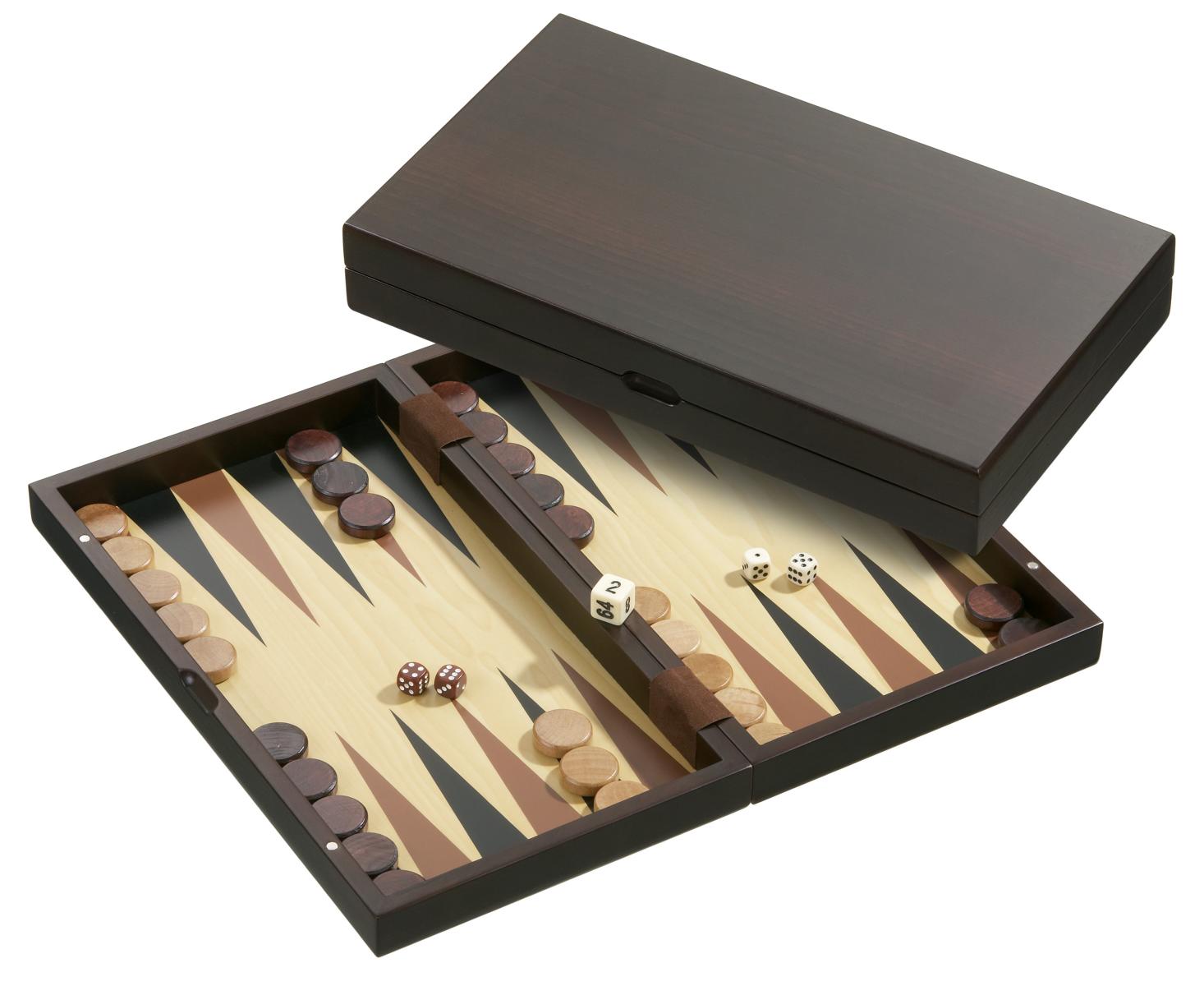 Philos Backgammon Astypalia – Taille Moyenne – Coffret Bois Hêtre Et Camphre 38 X 24 X 6 Cm – Jeu De Stratégie à 2 Joueurs – Dès 6 Ans