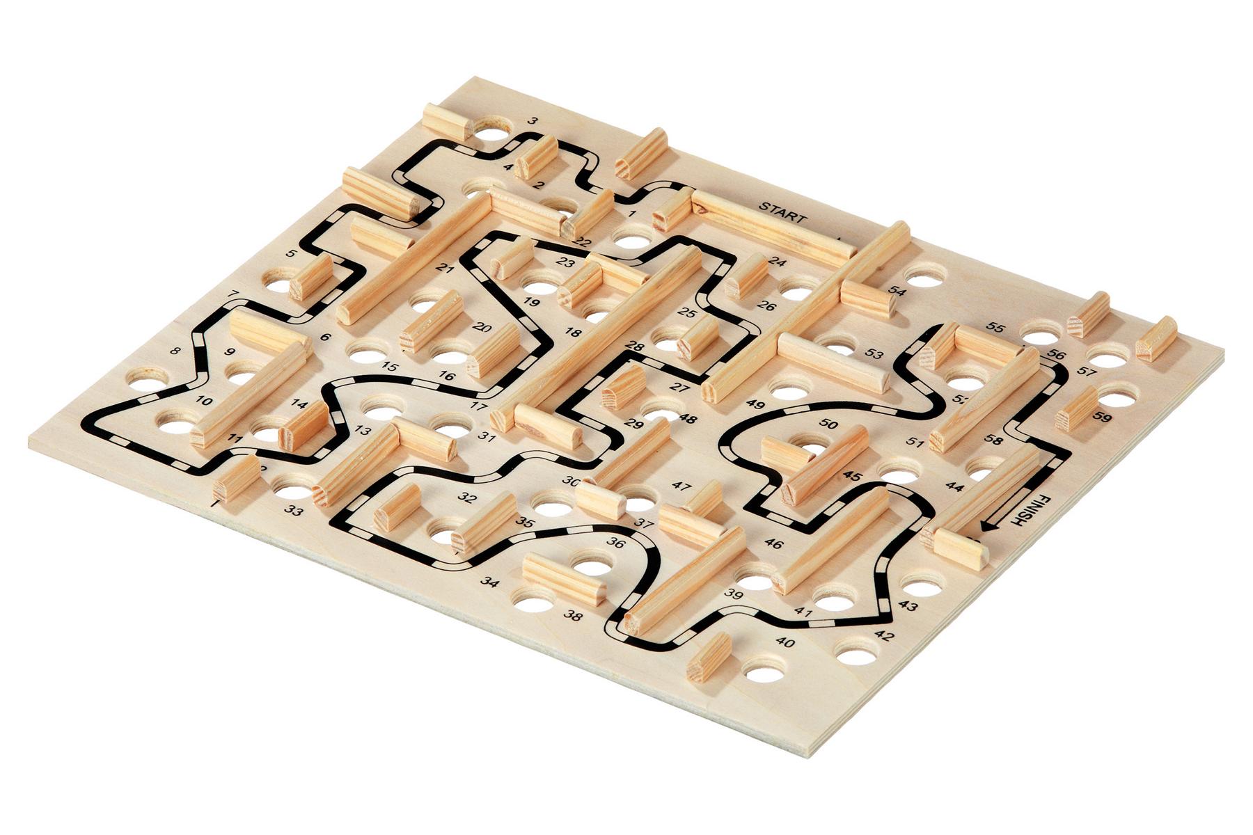 Labyrinth, mit 4 Spielvarianten