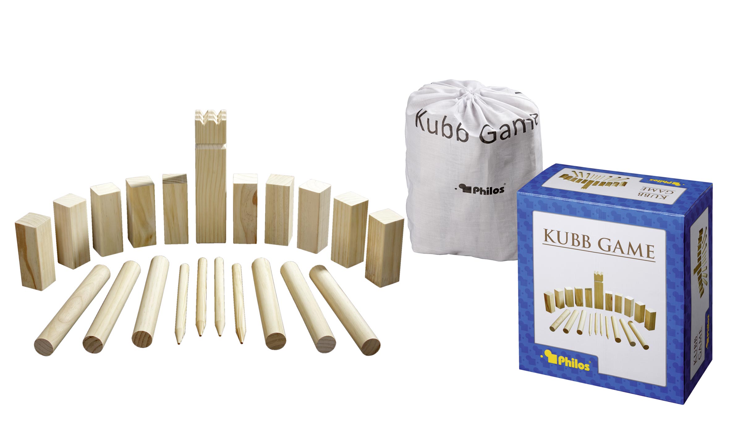 Kubb Game, Originalgröße, Kiefer, FSC 100%