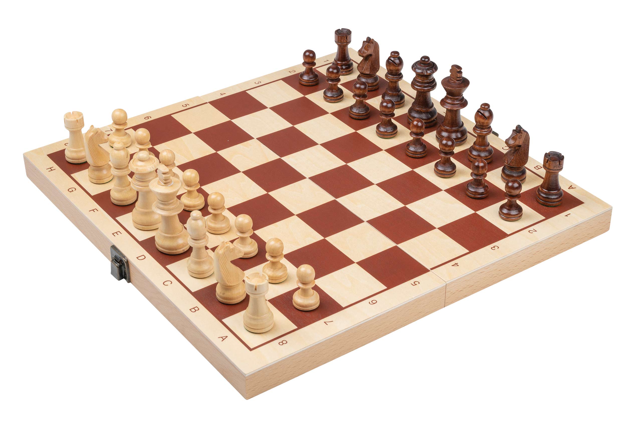 Chess cassette, field 42 mm, with numbers and letters